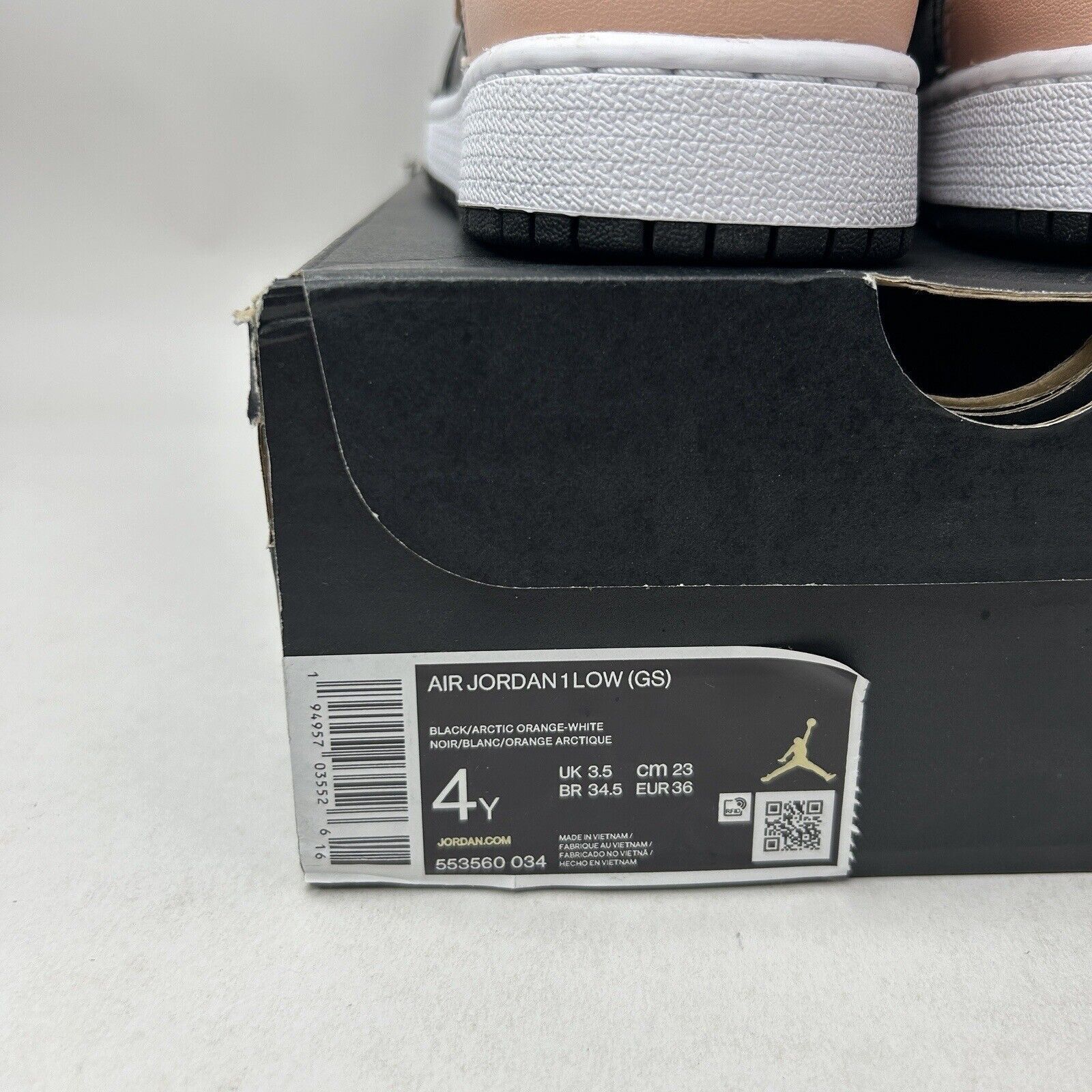 Nike Nike Shoes Air Jordan 1 Low Retro GS “Crimson Tint” 2023 Size US 5.5 / IT 35.5 - 5 Thumbnail