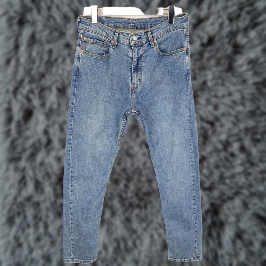 Levi's LEVI'S 512 Jeans Slim Tapered W34/L32 Zip Fly High Rise Denim Blue Mens Jeans Slim Tapered 512 Levi's Size US 34 / EU 50 - 1 Thumbnail