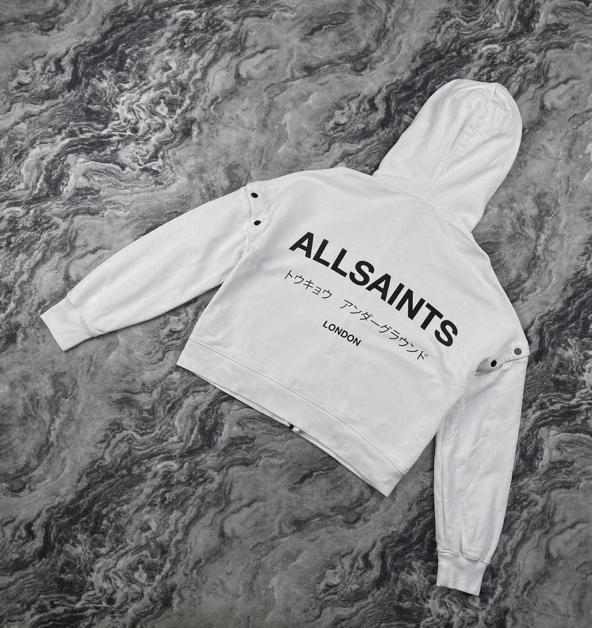 Allsaints AllSaints Amphia 2 In 1 Underground Hoodie Women Men Size S Size S / US 4 / IT 40 - 1 Thumbnail