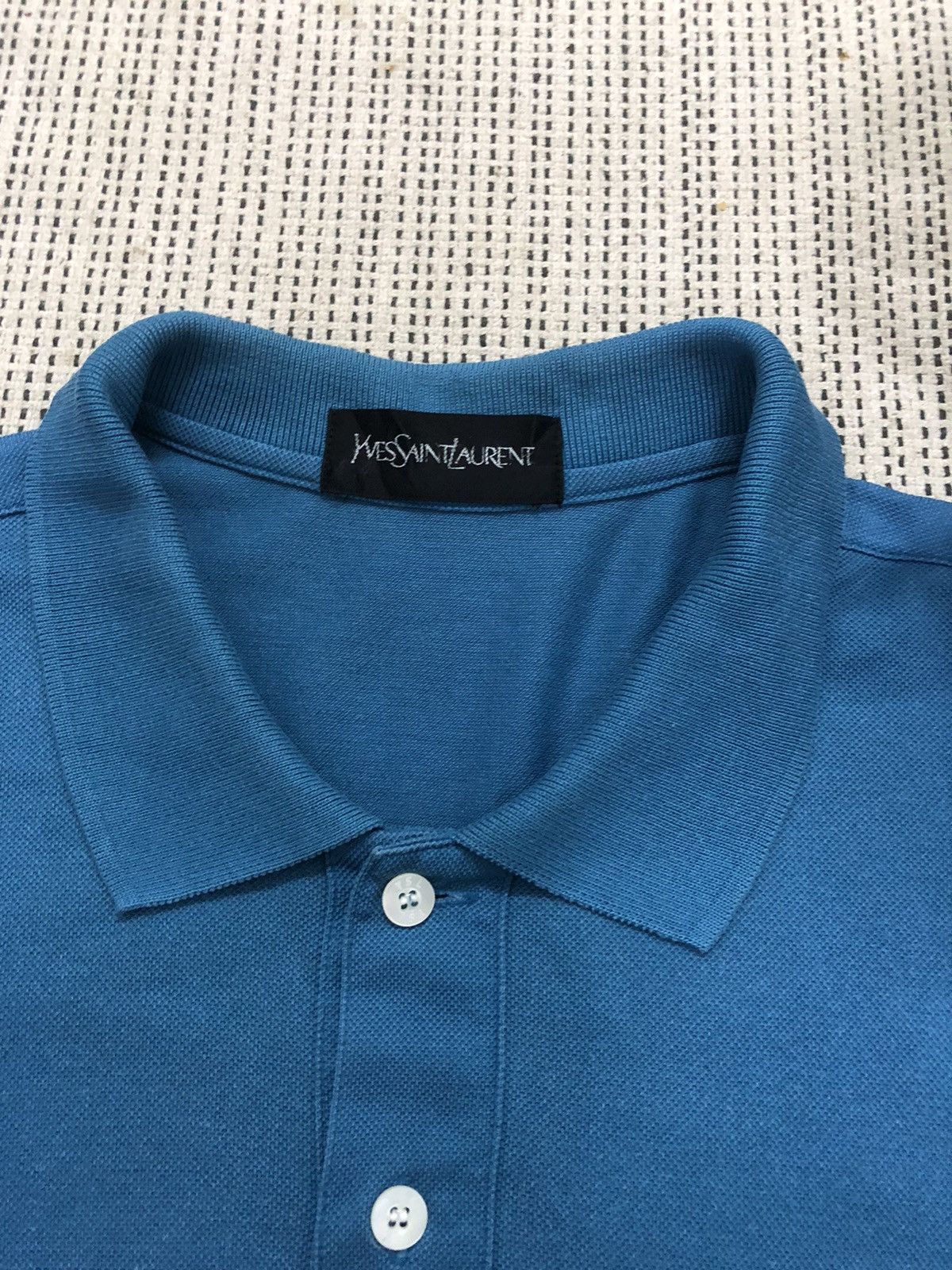 Yves Saint Laurent Vintage Ysl Polo tee Size US L / EU 52-54 / 3 - 4 Thumbnail