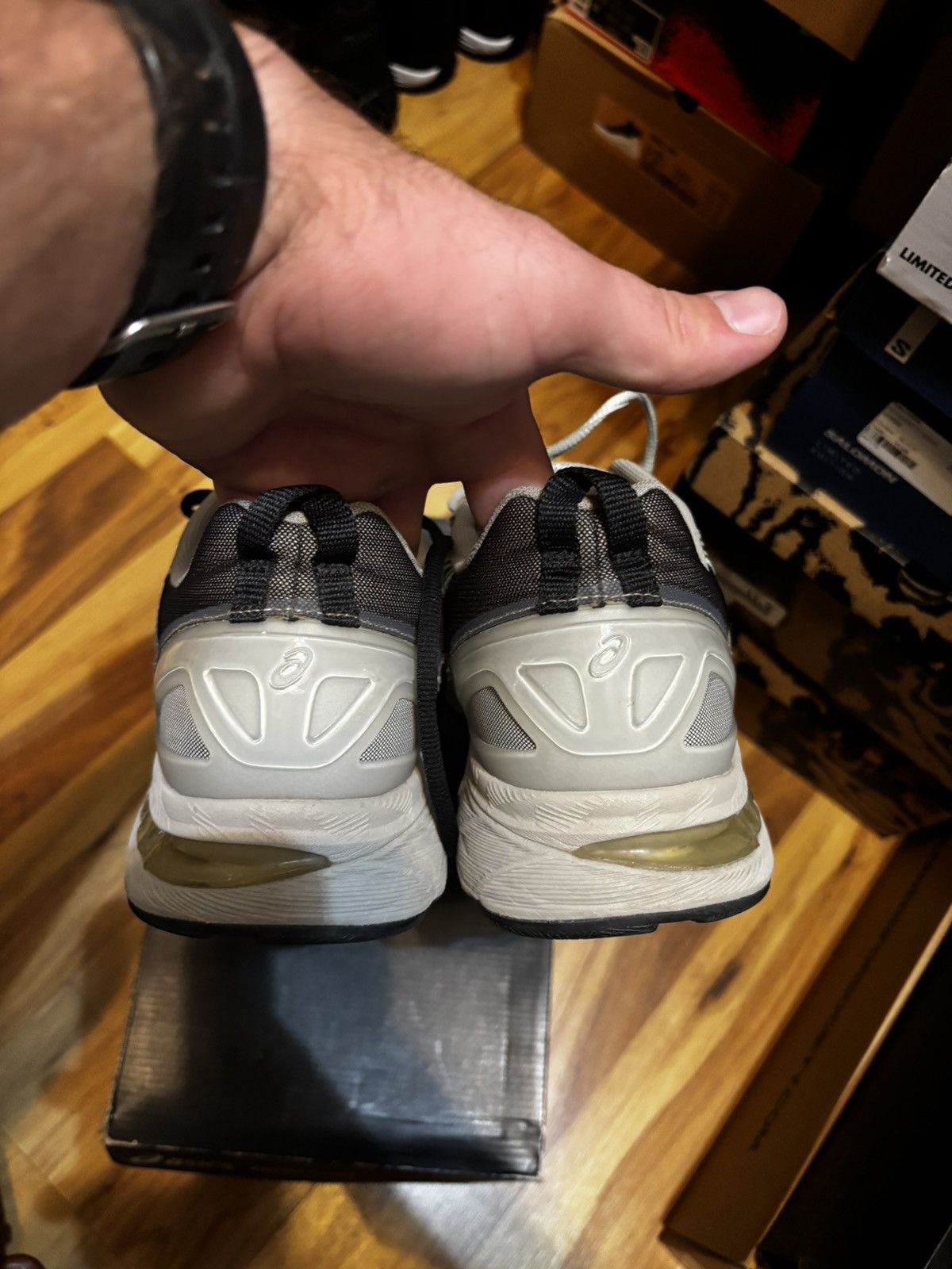 Asics × Kiko Kostadinov Asics x Kiko Kostadinov Gel-Burz 1 Birch Size US 12 / EU 45 - 7 Thumbnail