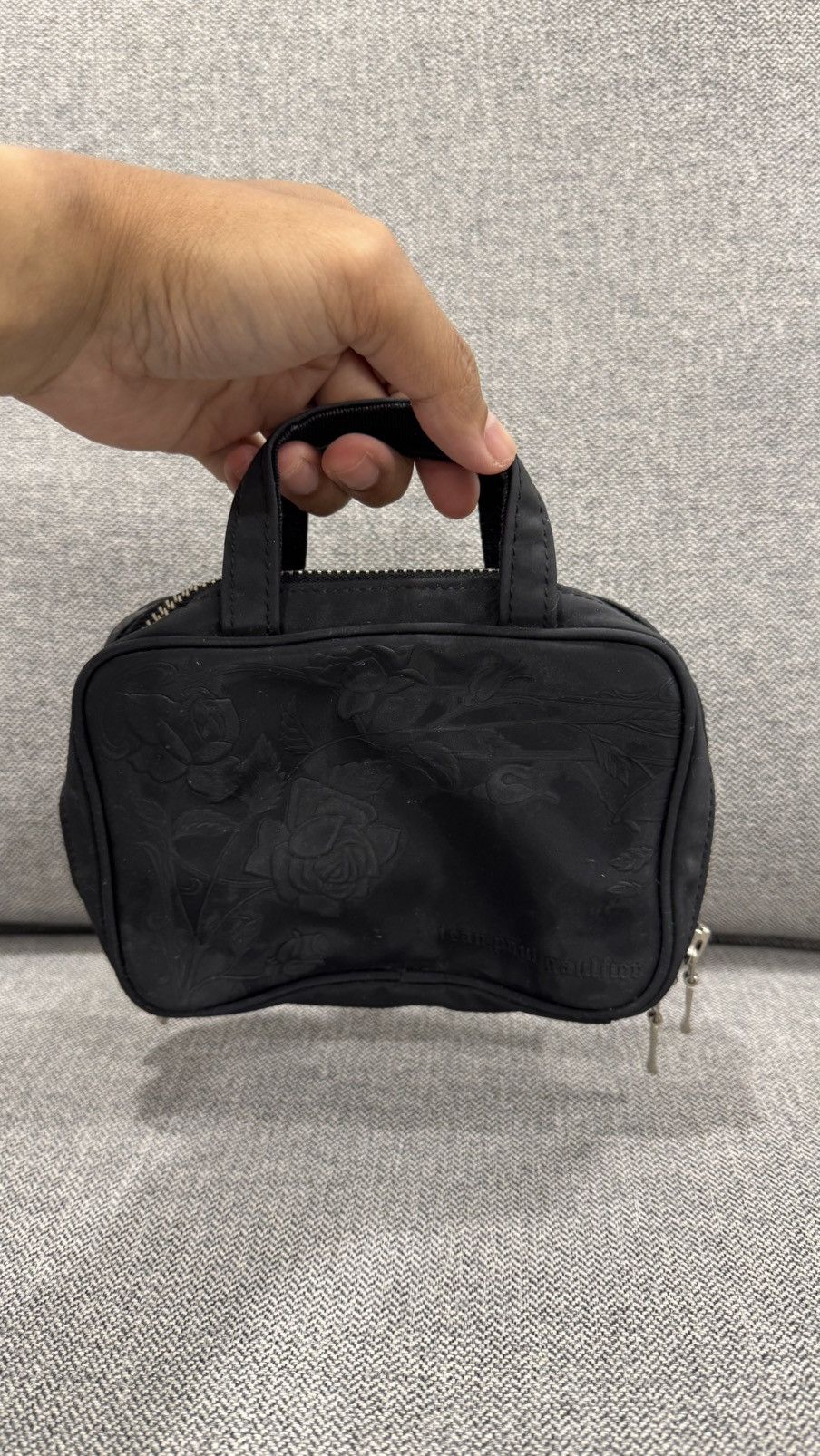 Jean Paul Gaultier Jean Paul Gaultier Roses Embossed Pouch Bag Size ONE SIZE - 7 Thumbnail