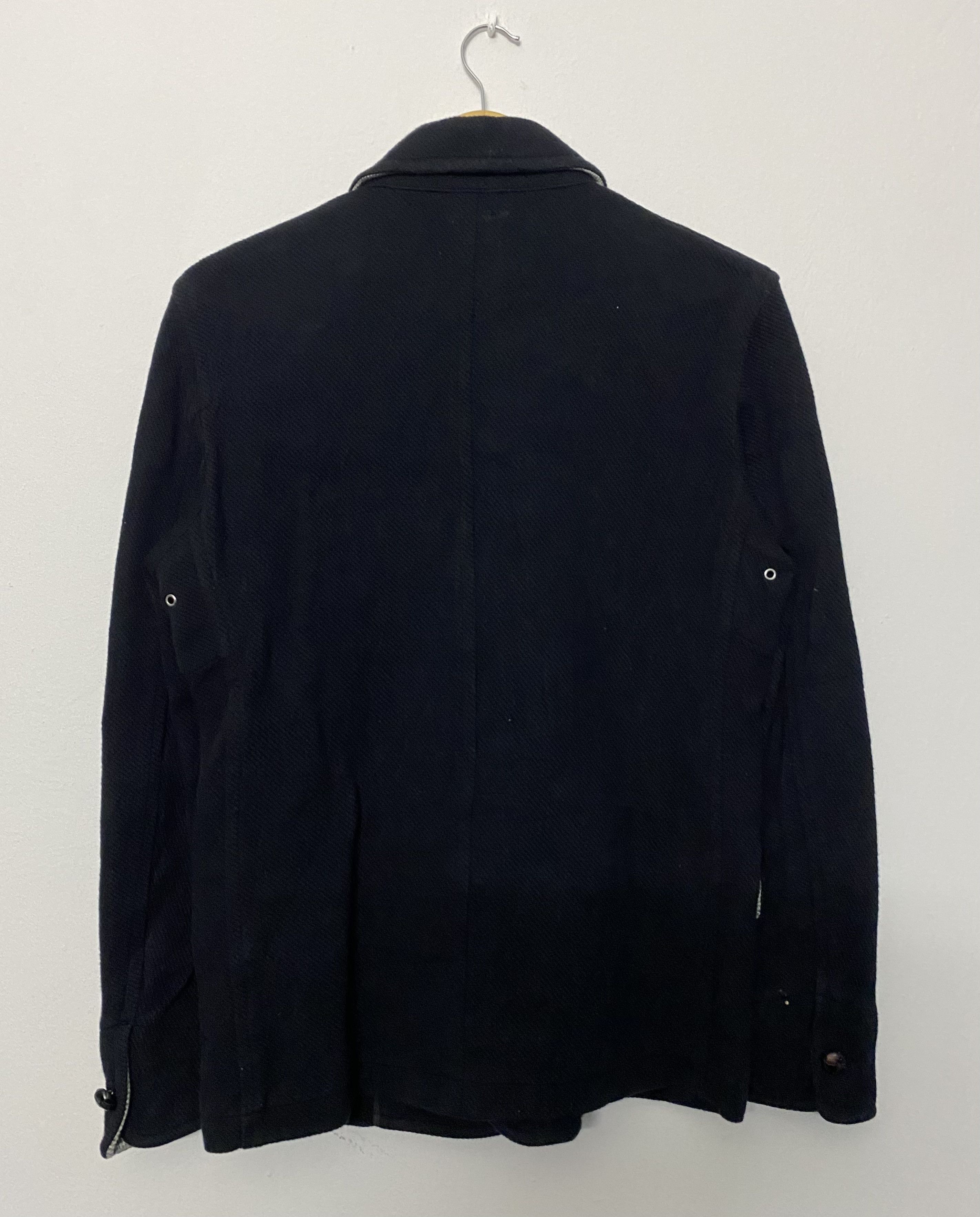 SHIPS SHIPS Jet Blue Japan Standard Shawl Collar Knit Jacket Size US S / EU 44-46 / 1 - 2 Thumbnail