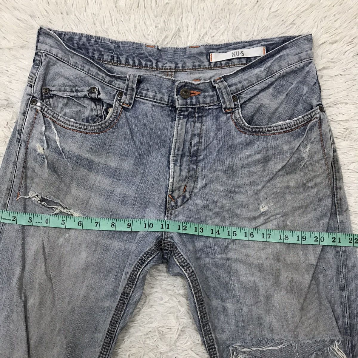 Edwin Vintage Edwin XU-S Distressed Design Jeans Size US 34 / EU 50 - 18 Thumbnail
