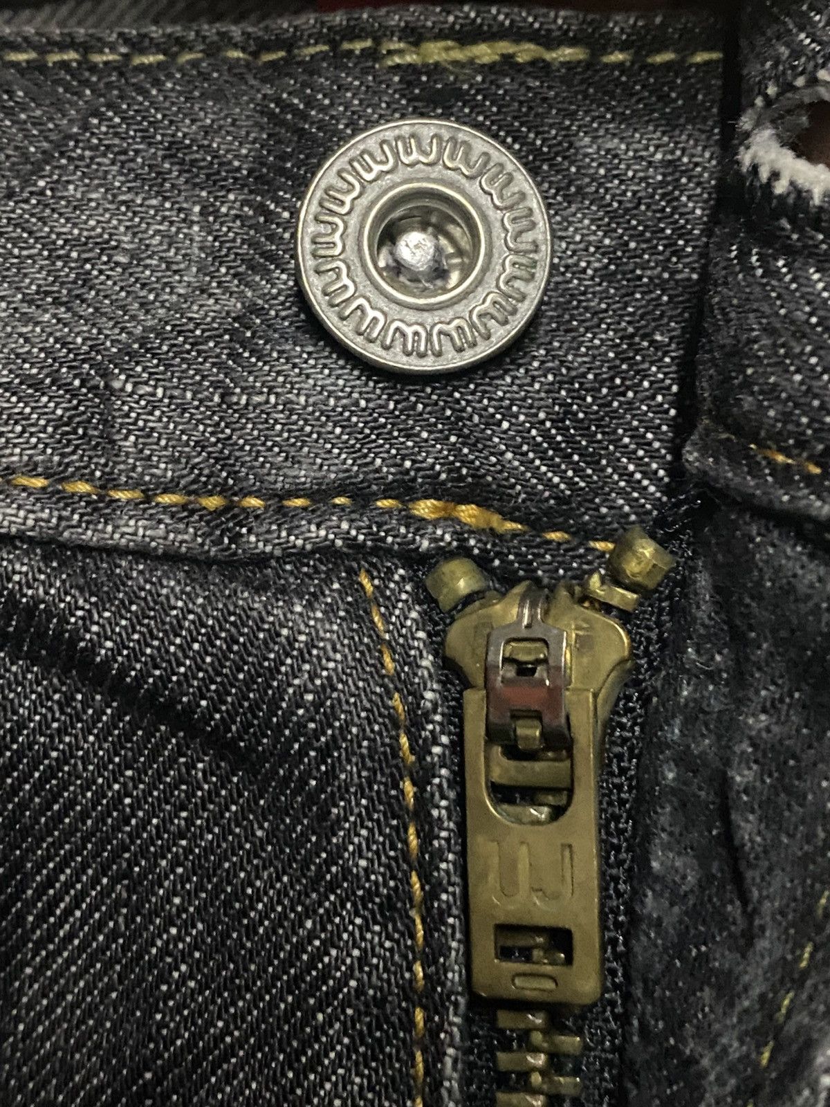 Uniqlo Vintage Japanese Brand Uniqlo Black Denim Loose Jeans Size US 34 / EU 50 - 8 Thumbnail