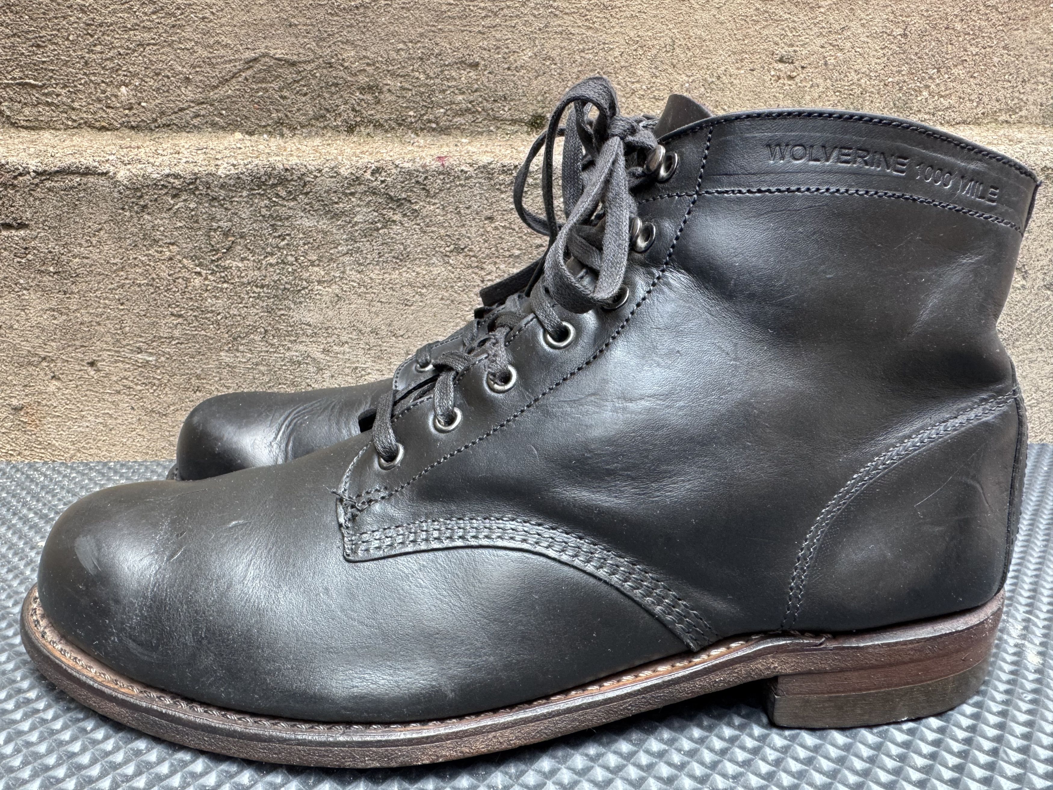 Wolverine Wolverine 1000 Mile Plain Toe Classic Lace Up Size US 10.5 / EU 43-44 - 5 Thumbnail