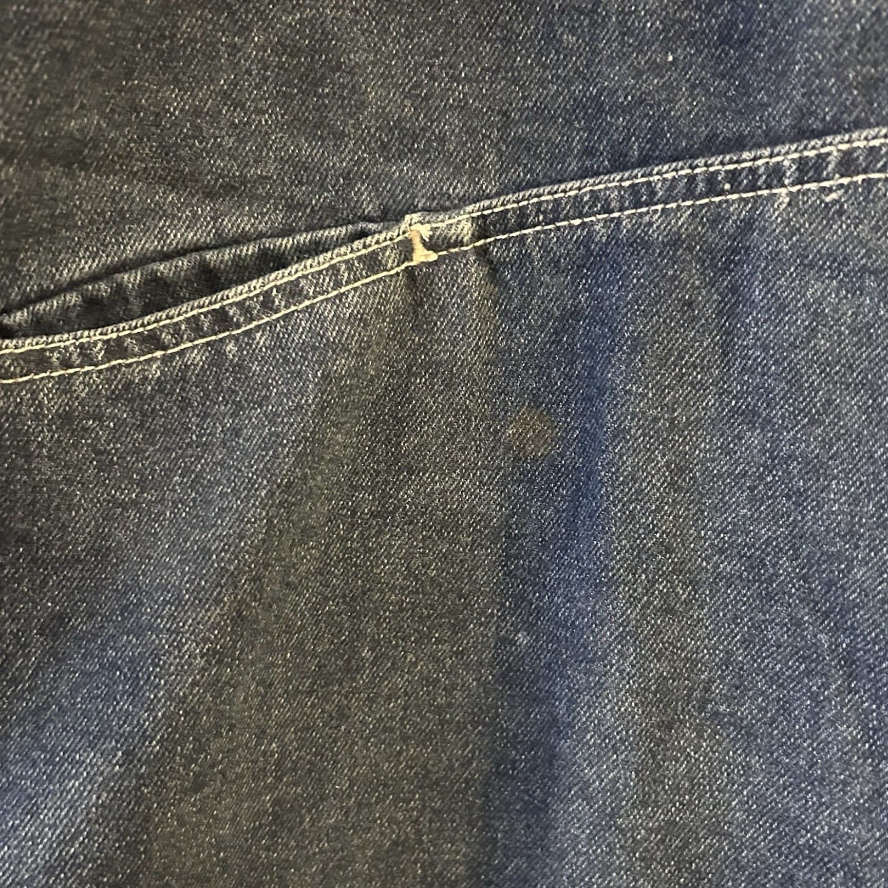 Vintage VINTAGE SOURCE Baggy Long Wide Blue Jean Shorts Jorts 90s Hip Hop Grunge 40 Mens Regular Size US 40 / EU 56 - 3 Thumbnail