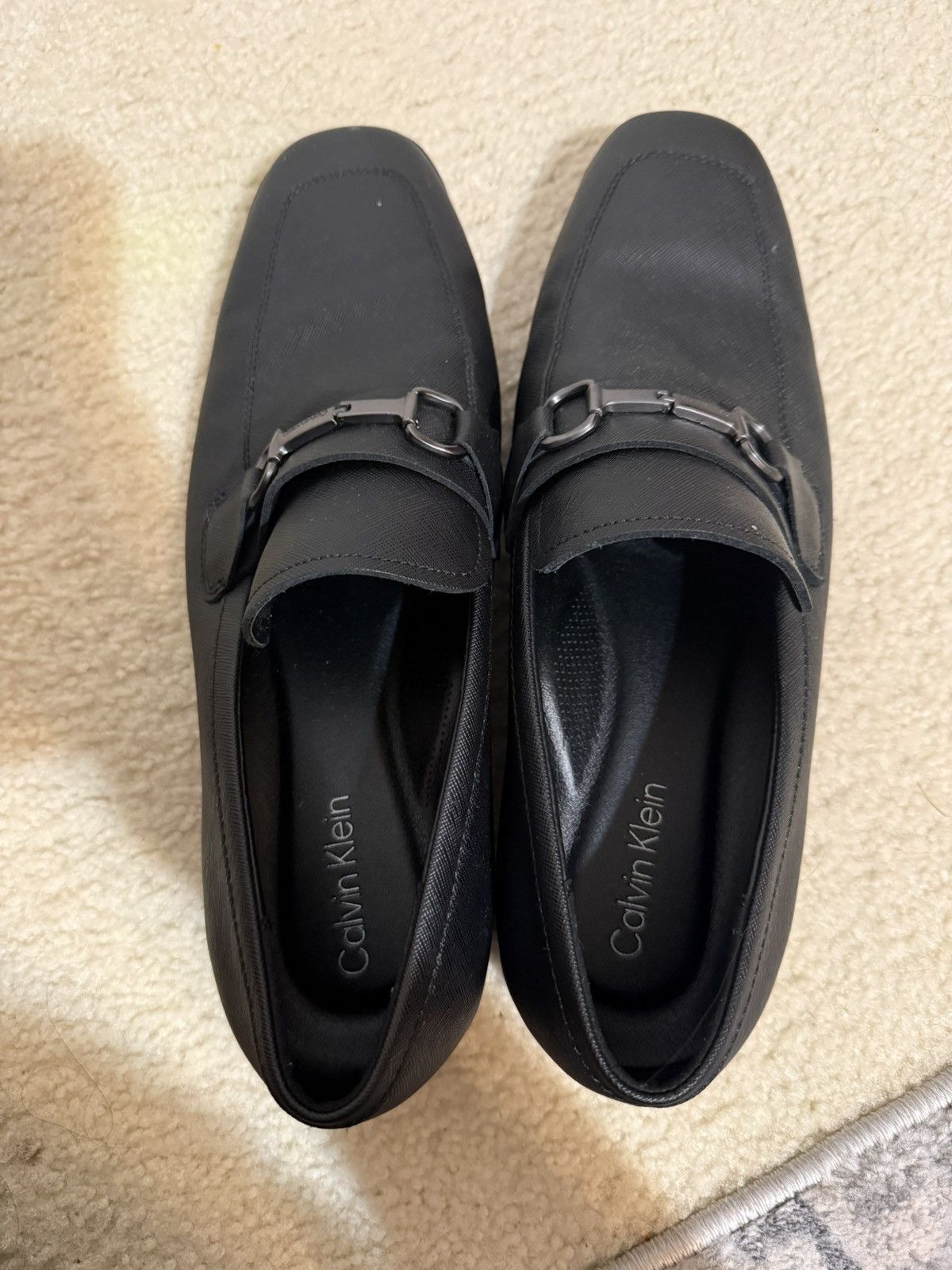 Calvin Klein Calvin Men's Malcome Slip-on Dress Shoes size 10,5 Size US 10.5 / EU 43-44 - 3 Thumbnail