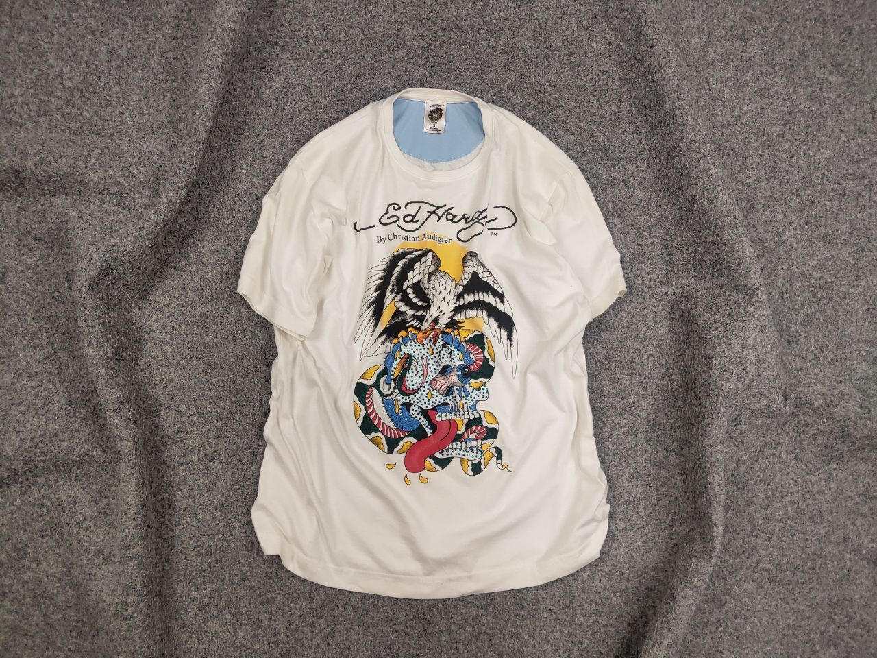 Ed Hardy Vintage Ed Hardy Christian Audigier Logo shirt Y2K Style Size US S / EU 44-46 / 1 - 1 Thumbnail