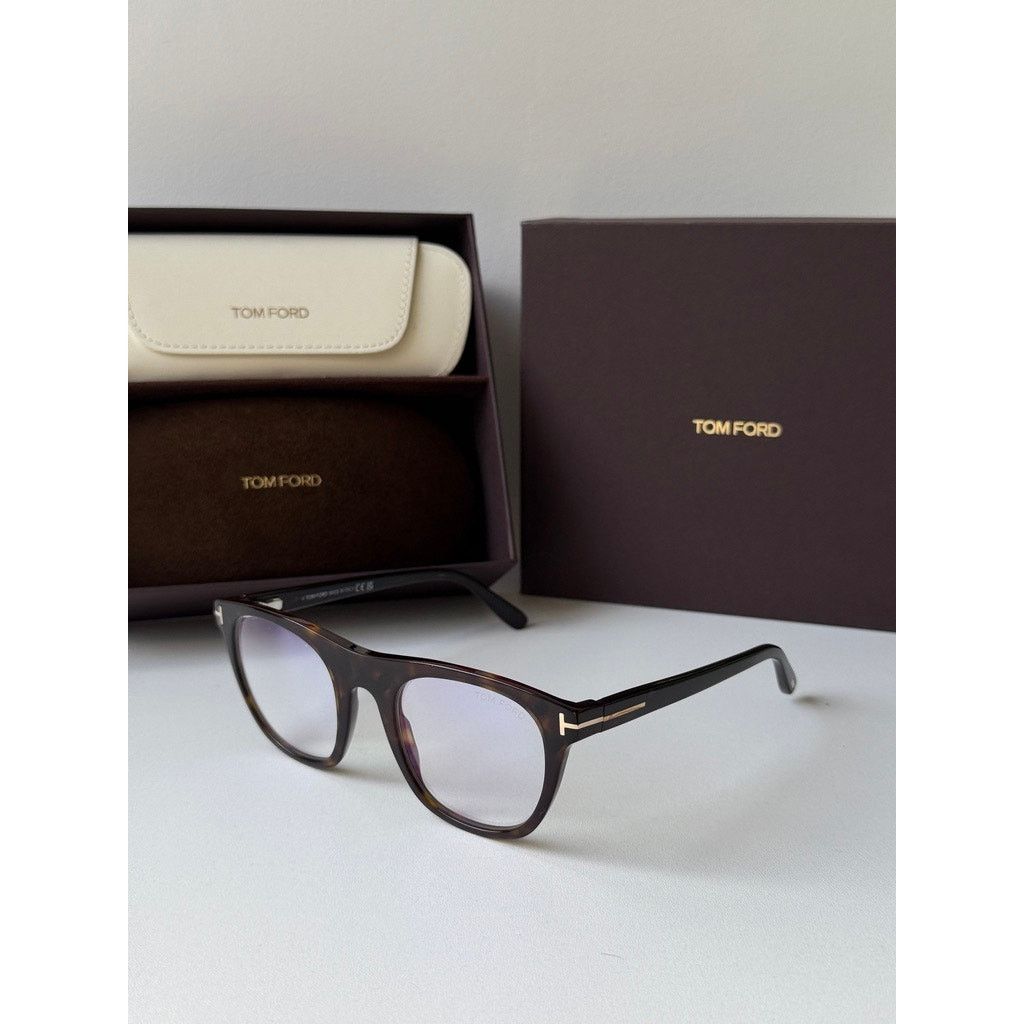 Tom Ford NEW Tom Ford FT5895-B Brown Clip On Frames + Sunglasses Size ONE SIZE - 8 Thumbnail