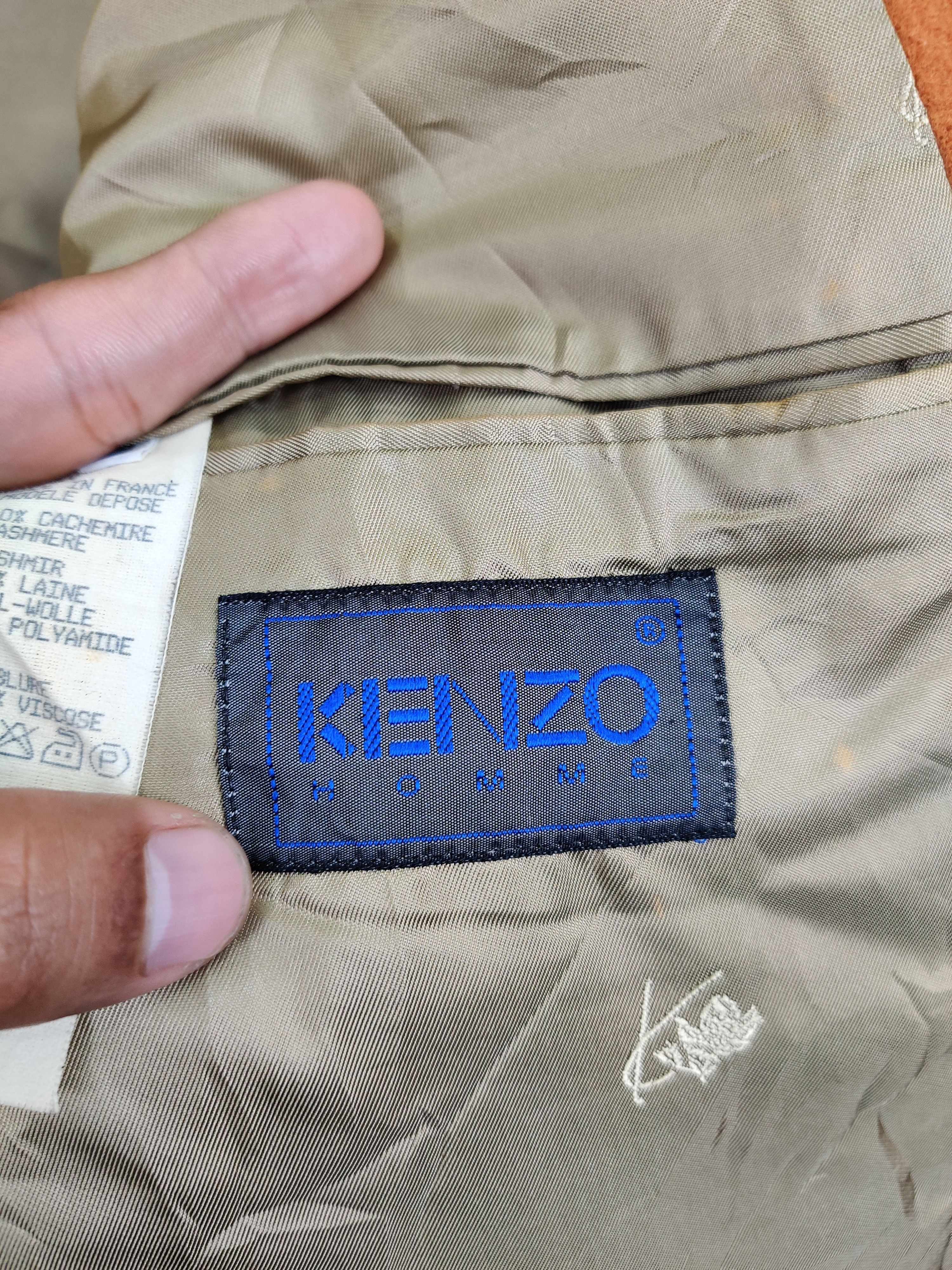 Kenzo Vintage Kenzo Homme Wool Single Breasted Blazer Size US M / EU 48-50 / 2 - 10 Thumbnail