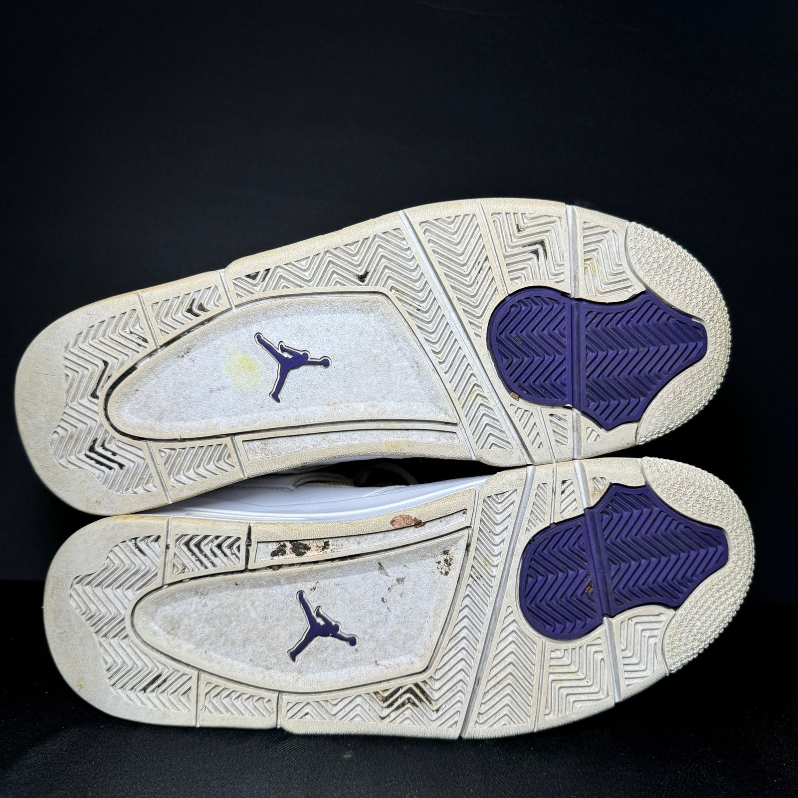 Jordan Brand × Nike Nike Air Jordan 4 Retro Purple Metallic Men's Shoes Size 10 Size US 10 / EU 43 - 8 Thumbnail