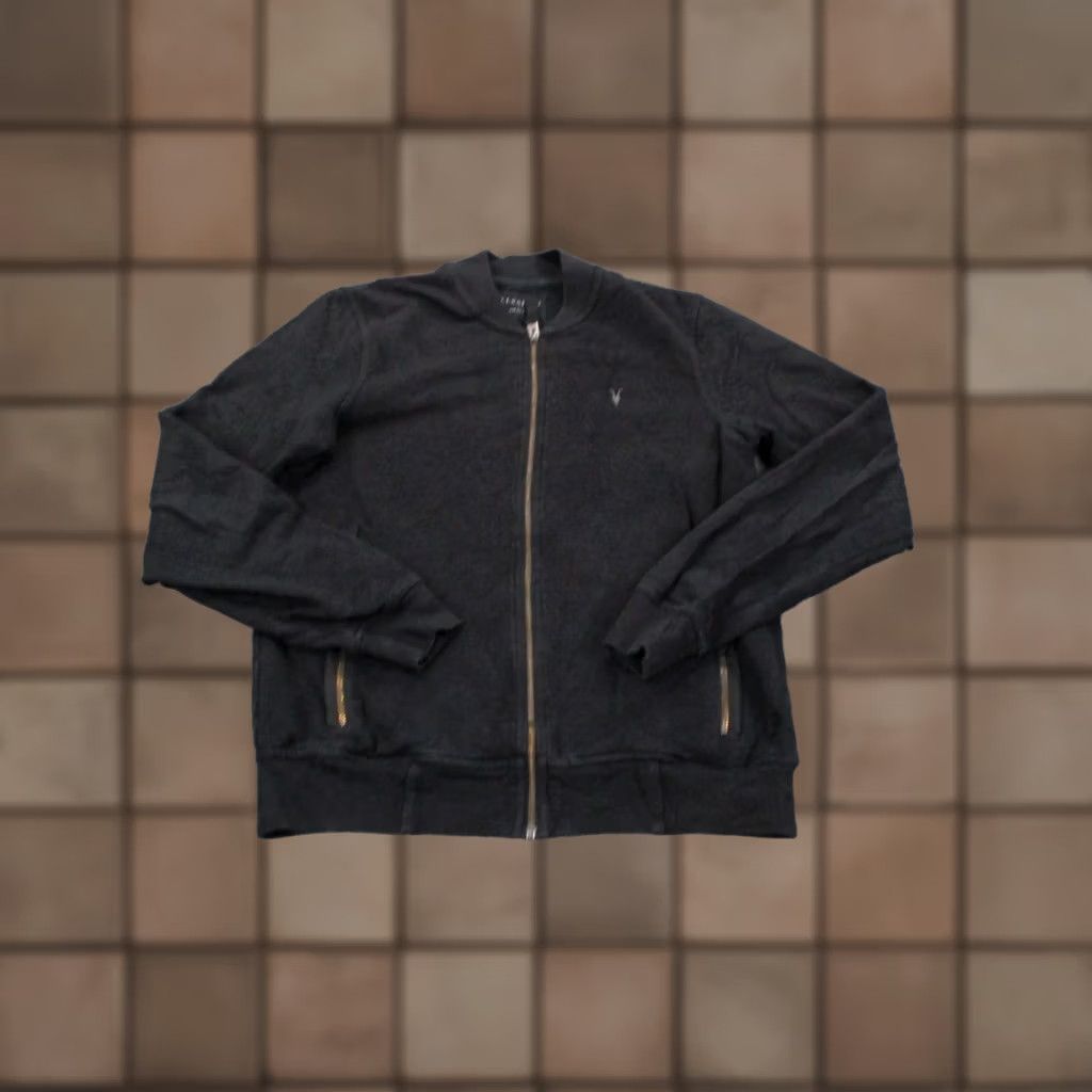 Allsaints AllSaints Jacket Mens S Black Lightweight Windbreaker Logo Zip Pockets City Casual Outdoors Size US S / EU 44-46 / 1 - 1 Thumbnail