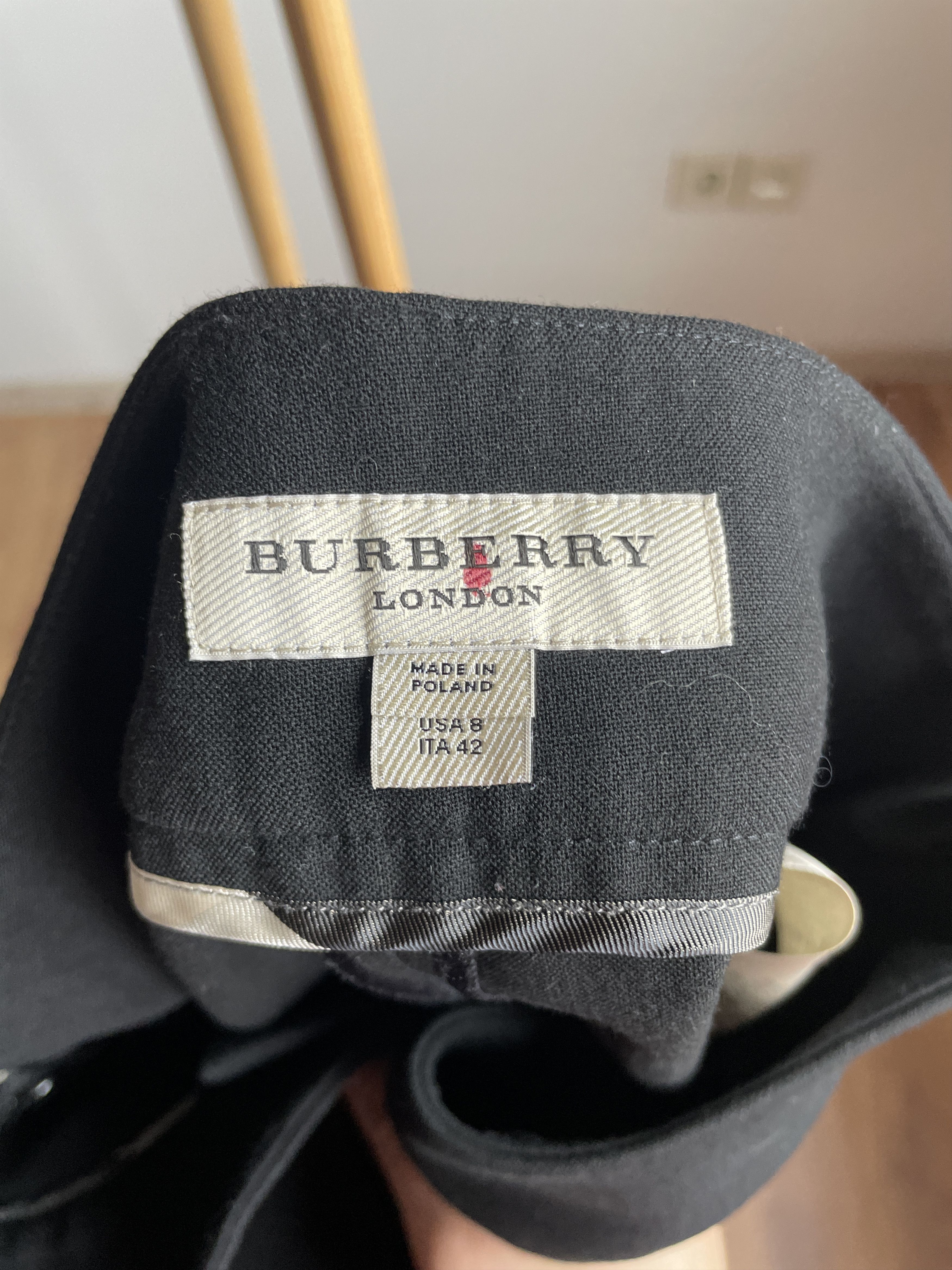Burberry Burberry Womens Slim Fit Dress Trousers Size 30" / US 8 / IT 44 - 9 Thumbnail
