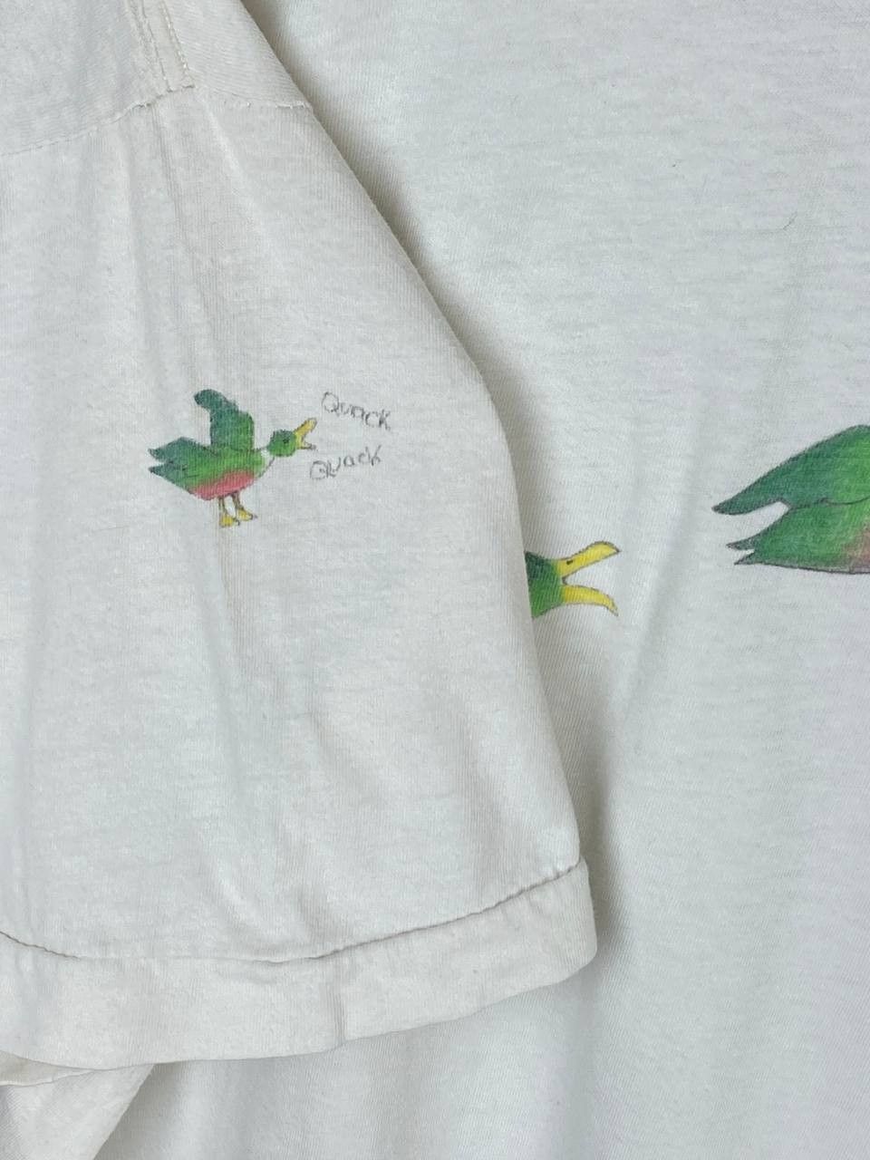 Vintage Vintage Duck Quack 90s Graphic Hand Painted Singlestitch Tee Size US XL / EU 56 / 4 - 4 Thumbnail
