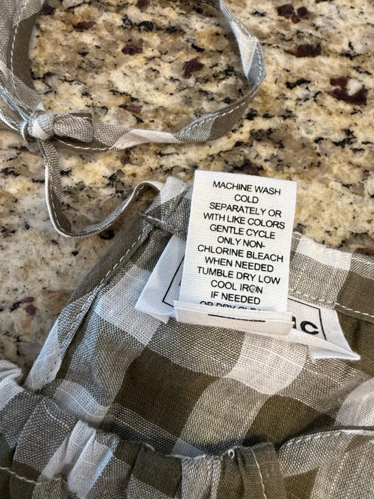 Other For the Republic brown white checkered ruffled tank top SZ M Size M / US 6-8 / IT 42-44 - 8 Thumbnail