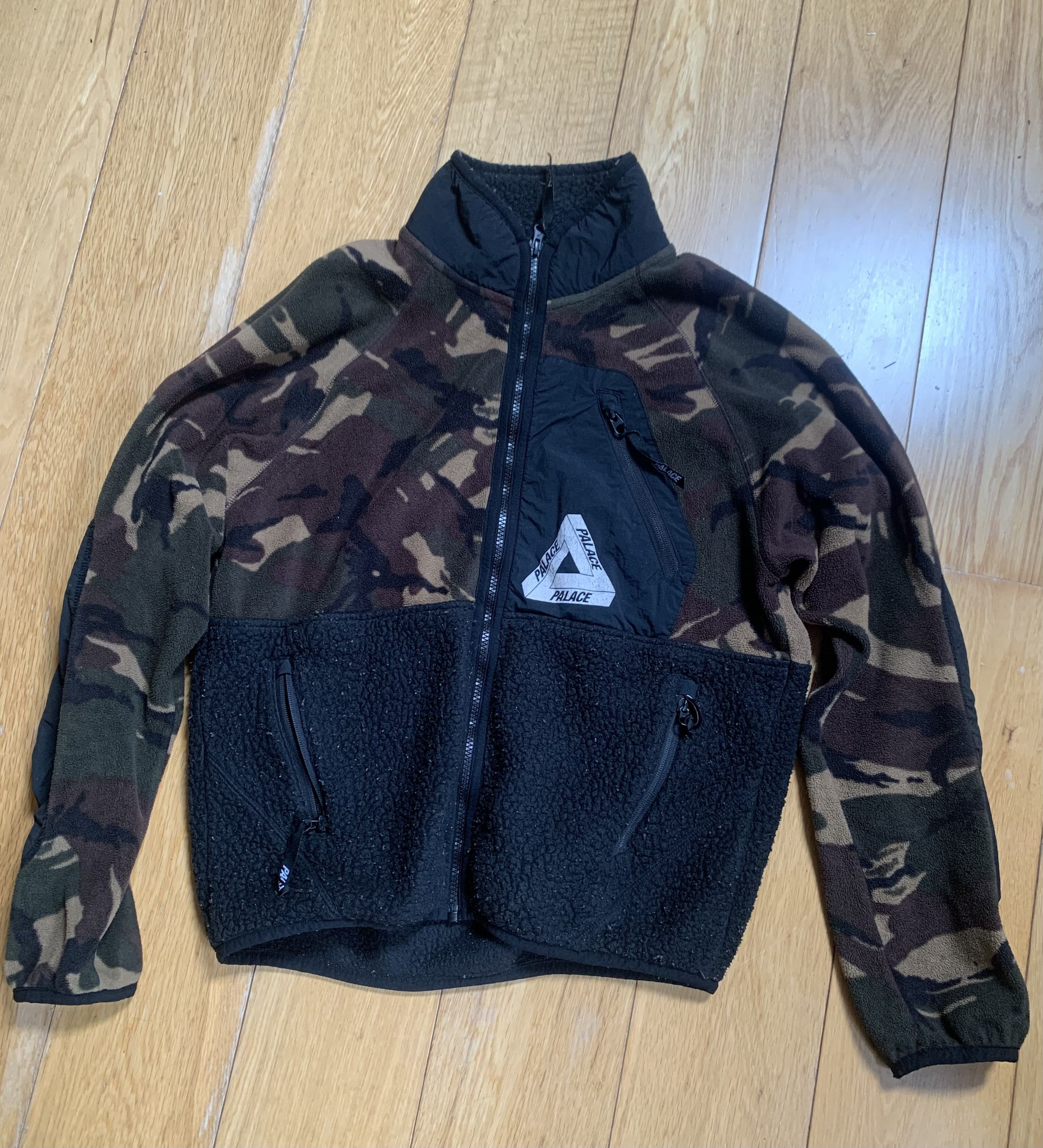 Palace Palace P-Surgent Fleece Jacket Black DPM Size US S / EU 44-46 / 1 - 2 Thumbnail