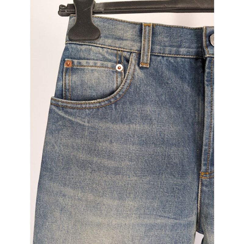 Gucci o1rshd1 Eco Washed Org Denim in Blue Size US 30 / EU 46 - 7 Thumbnail