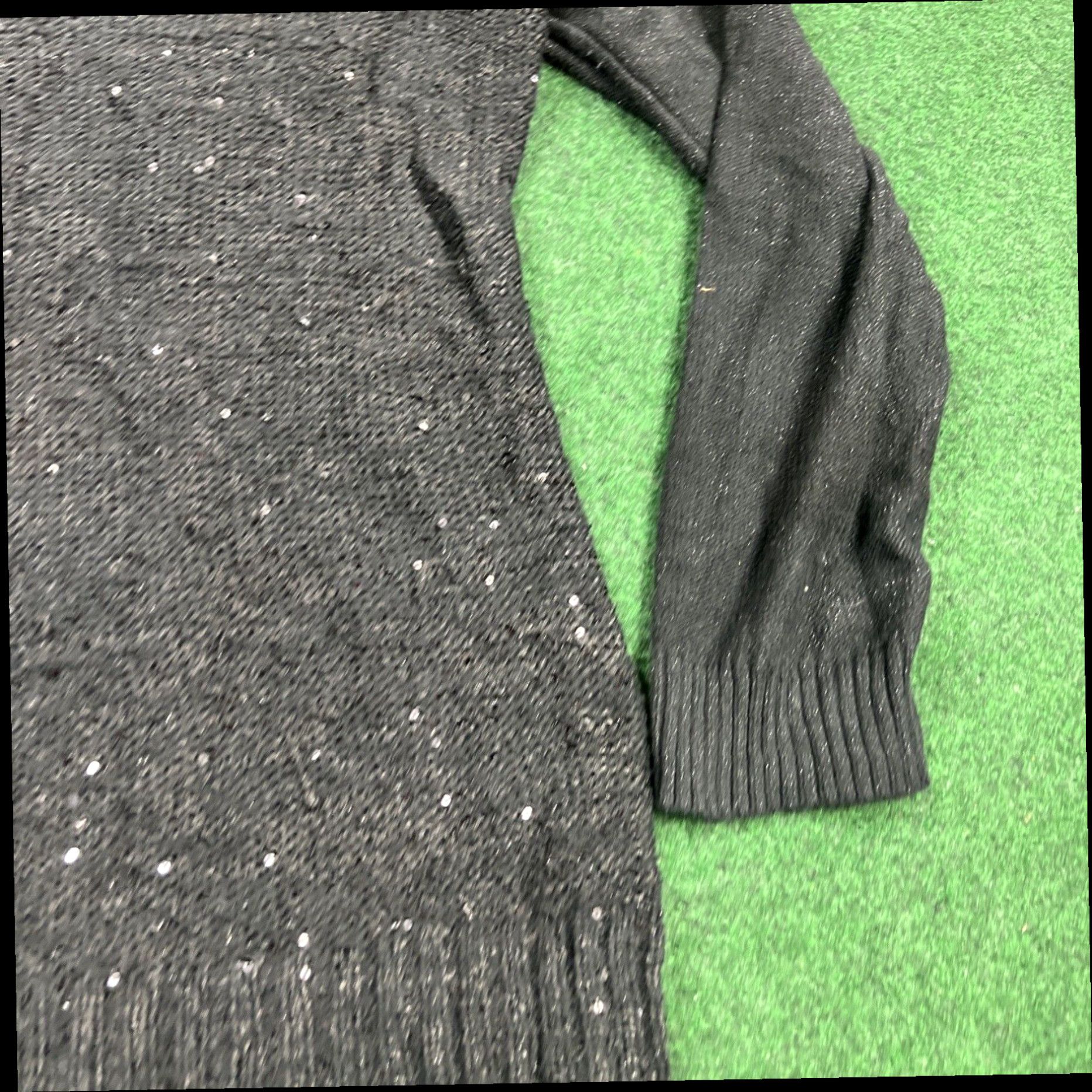 Charter Club CHARTER CLUB Sweater Size XL Black With Sequin Design Luxury Soft Size XL / US 12-14 / IT 48-50 - 3 Thumbnail