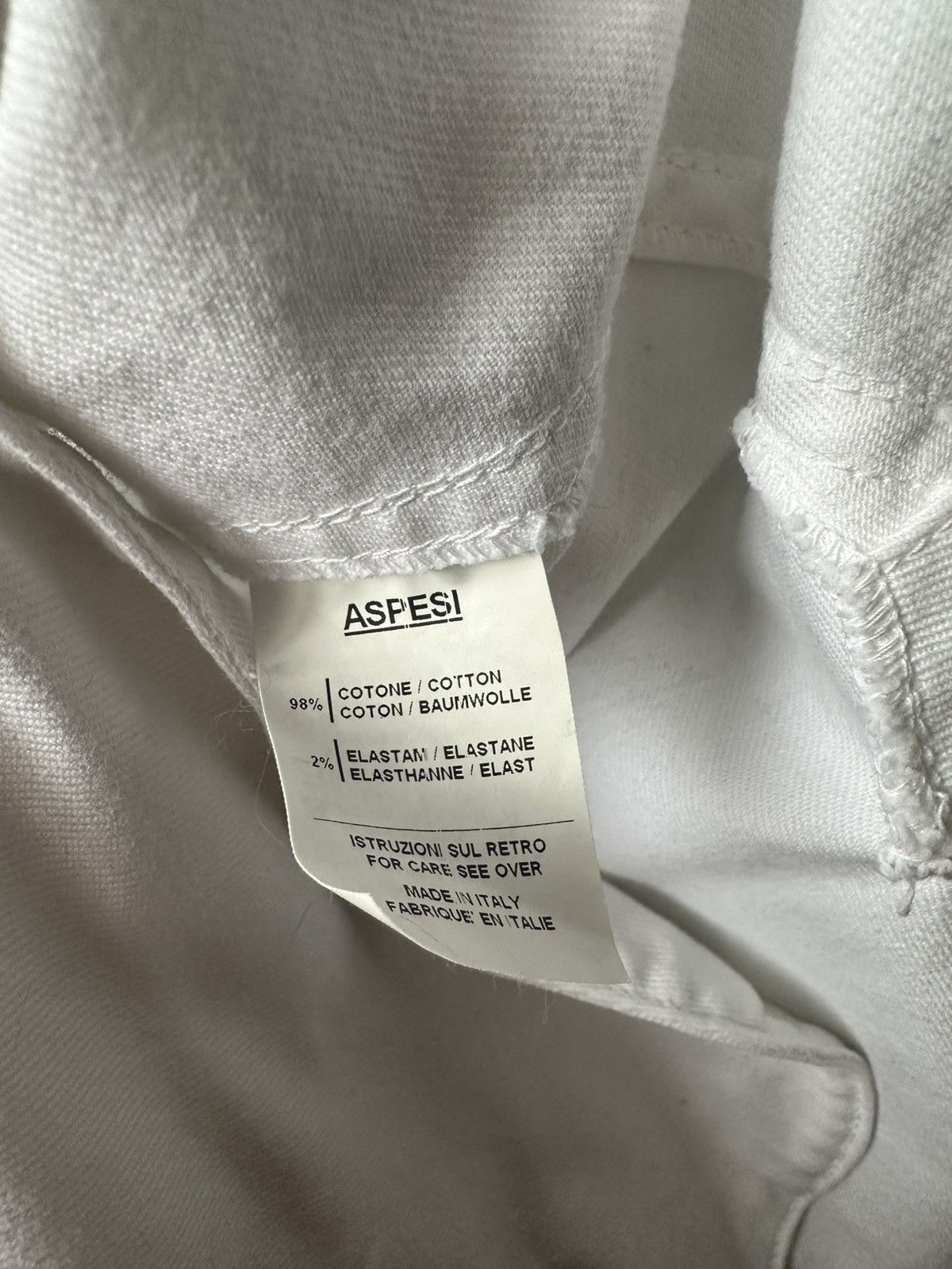 Aspesi Aspesi White Cotton Blazer Size 42 Size M / US 6-8 / IT 42-44 - 7 Thumbnail