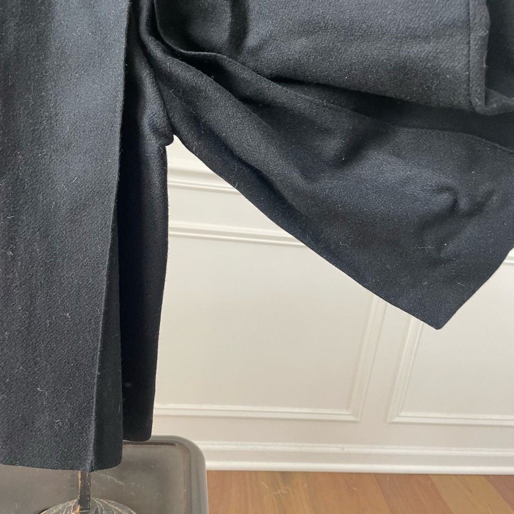 Vintage Vintage Early 60s Black Wool Coulottes XXS Size 22" - 6 Thumbnail