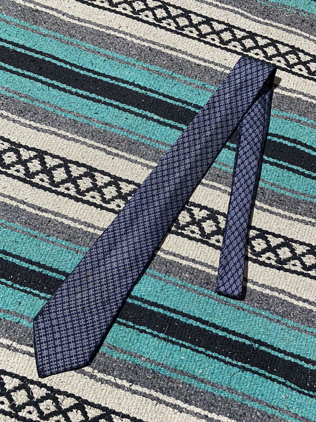 Hermes 1990s Hermes - Vintage Pattern Silk Tie Size ONE SIZE - 5 Thumbnail