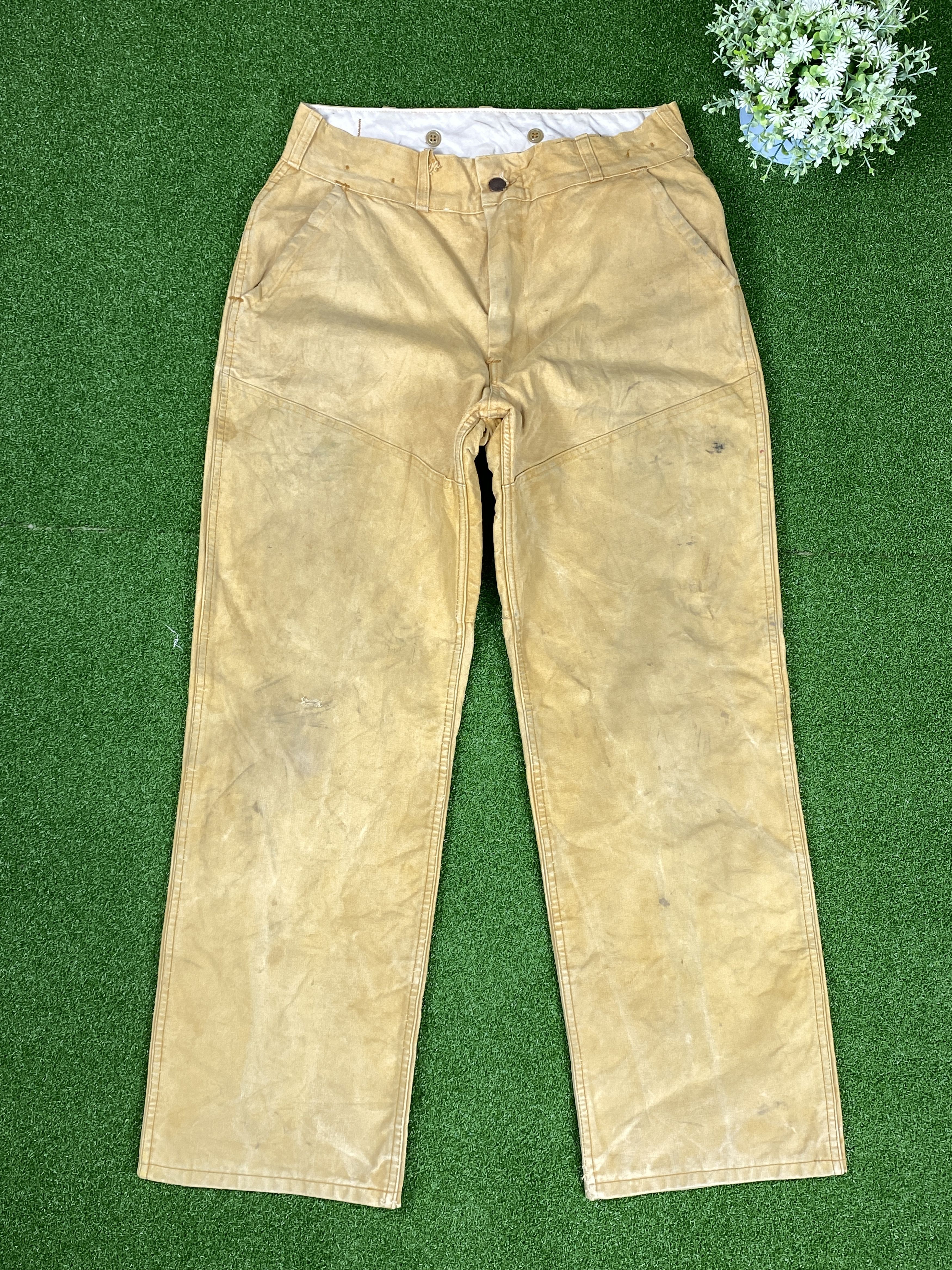 image of Dry Bones x Vintage Bone-Dry Redhead Pants in Yellow, Men's (Size 30)