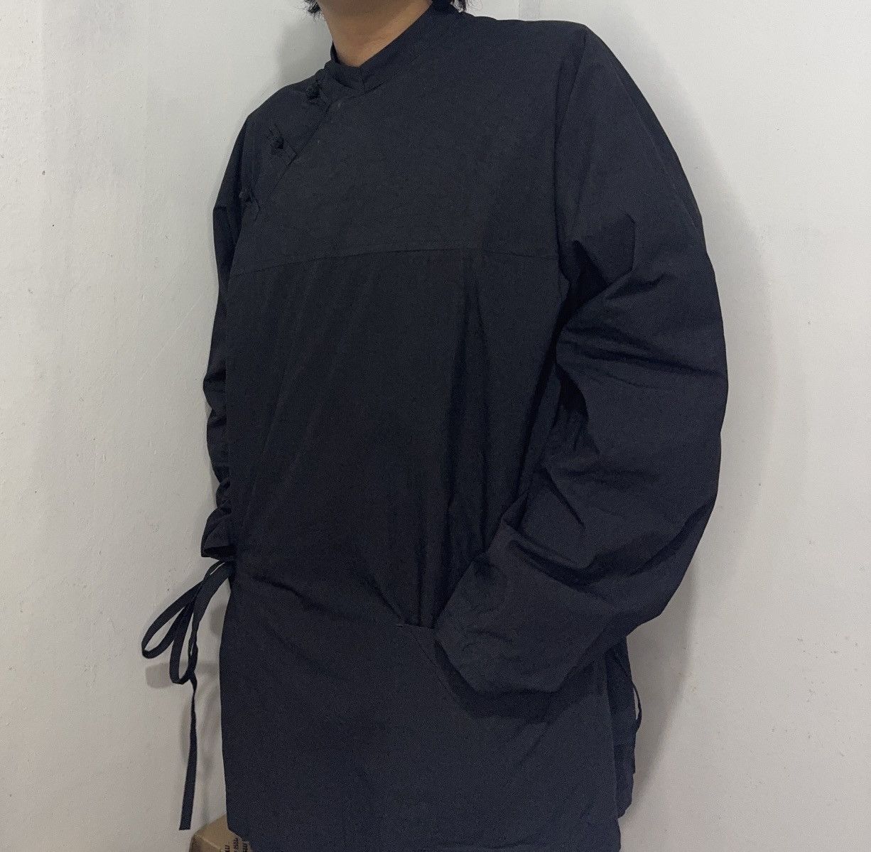 Yohji Yamamoto Yohji Yamamoto Pour Homme Black Jiaoling Shan Collar Jacket Size US L / EU 52-54 / 3 - 10 Thumbnail