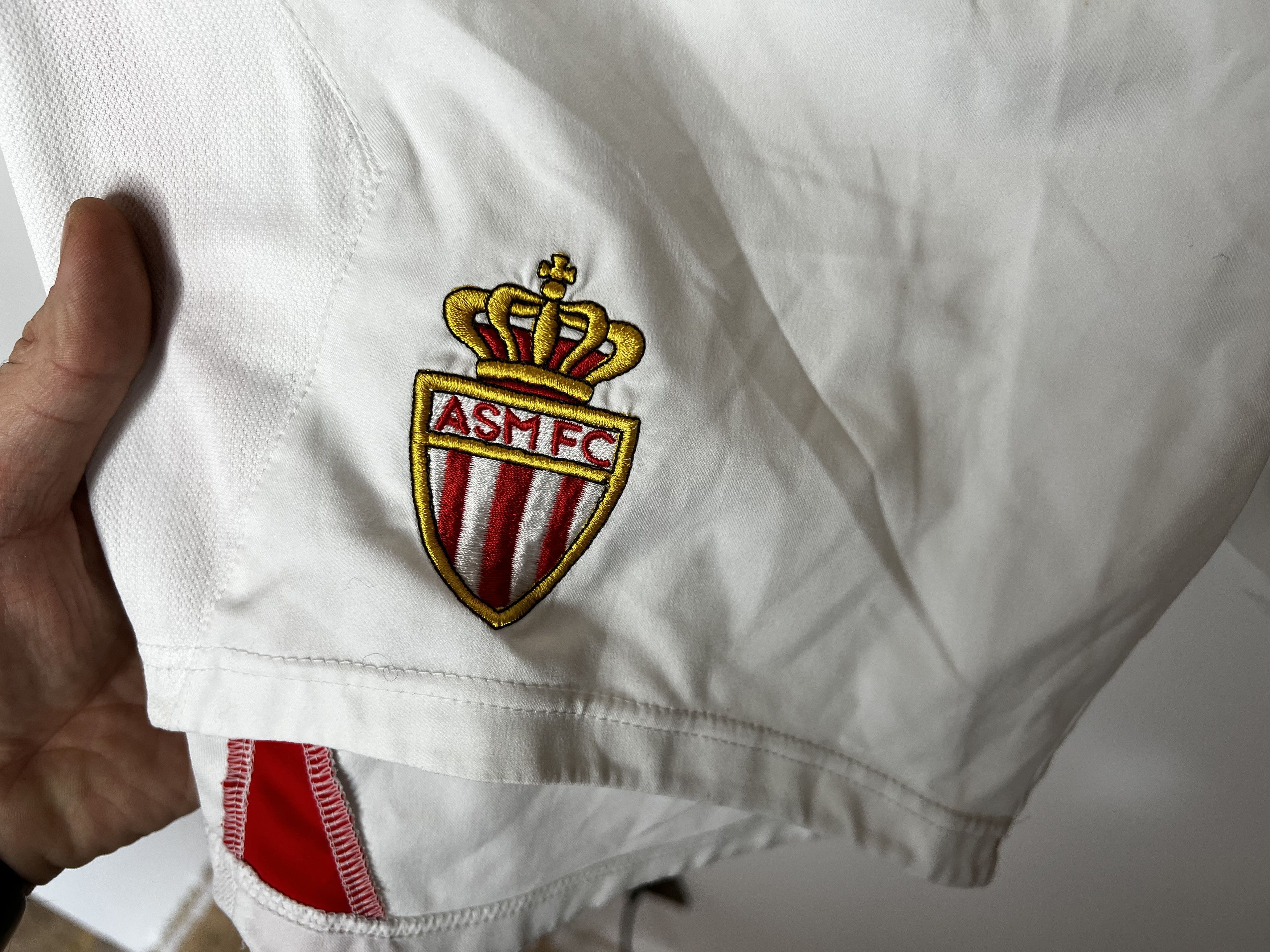Puma MONACO 2001 2002 HOME SHORTS FOOTBALL SOCCER PUMA SIZE L Size US 32 / EU 48 - 3 Thumbnail