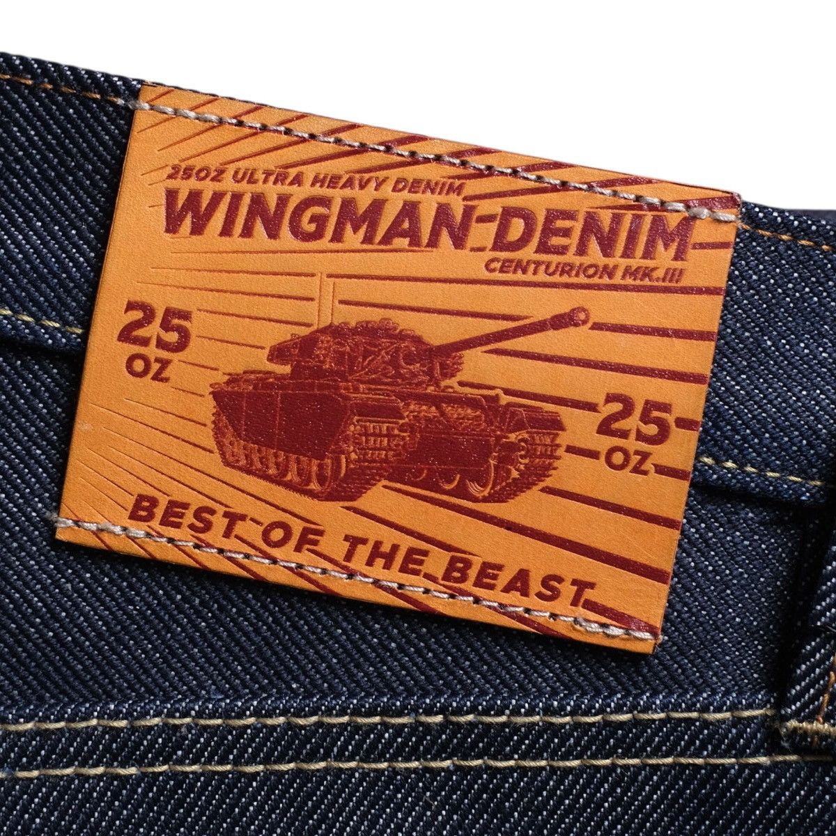 Designer × Other Wingman Denim (Centurion 25oz) Ultra Heavyweight Denim Size US 36 / EU 52 - 4 Thumbnail
