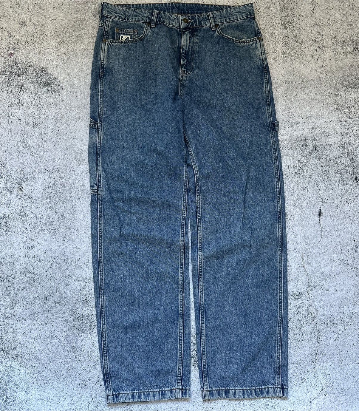 Karl Kani Karl Kani Baggy Denim Blue Jeans Big Logo Y2K Fit Size US 36 / EU 52 - 1 Thumbnail