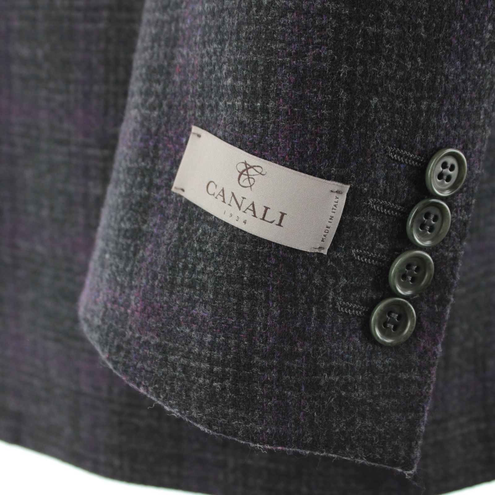 Canali Canali Sport Coat Size 42 Regular US in Gray Size 42R - 3 Thumbnail