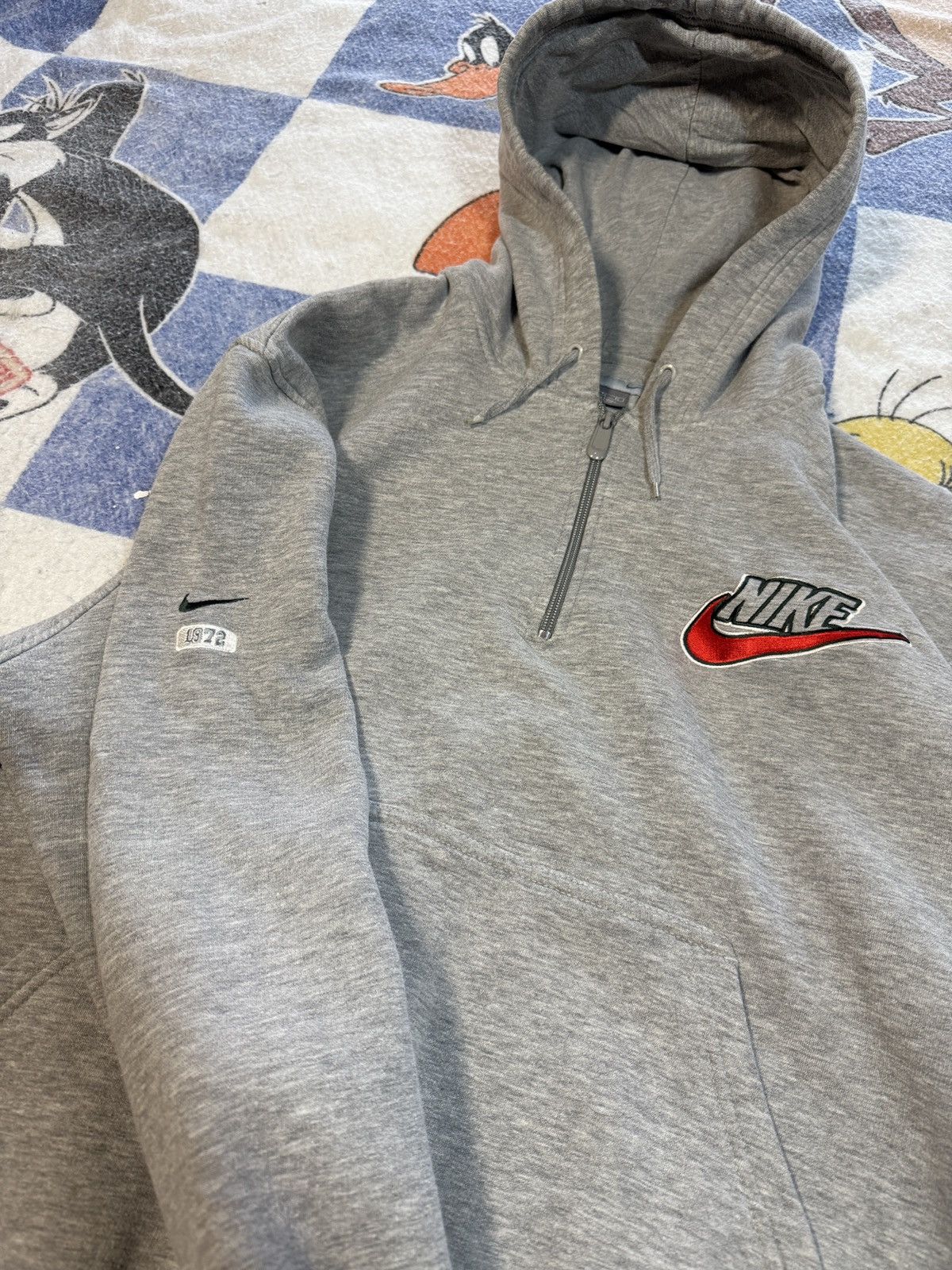 Nike Vintage Nike quarter zip hoodie Size US XL / EU 56 / 4 - 3 Thumbnail