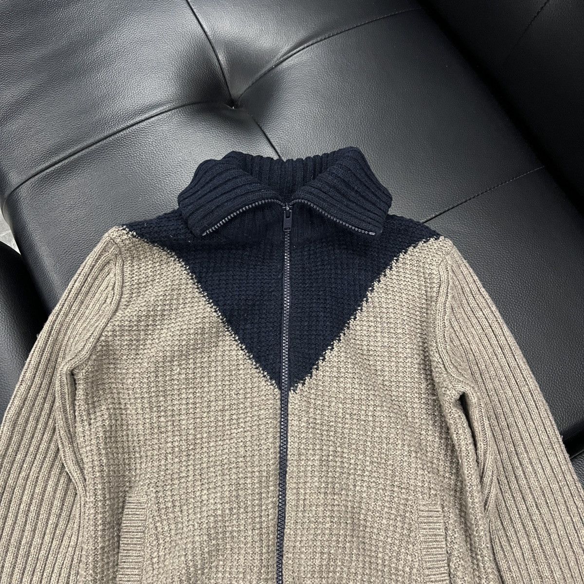 Undercover Undercover by Uniqlo Colorblock Zip Knit Cardigan Size US S / EU 44-46 / 1 - 4 Thumbnail