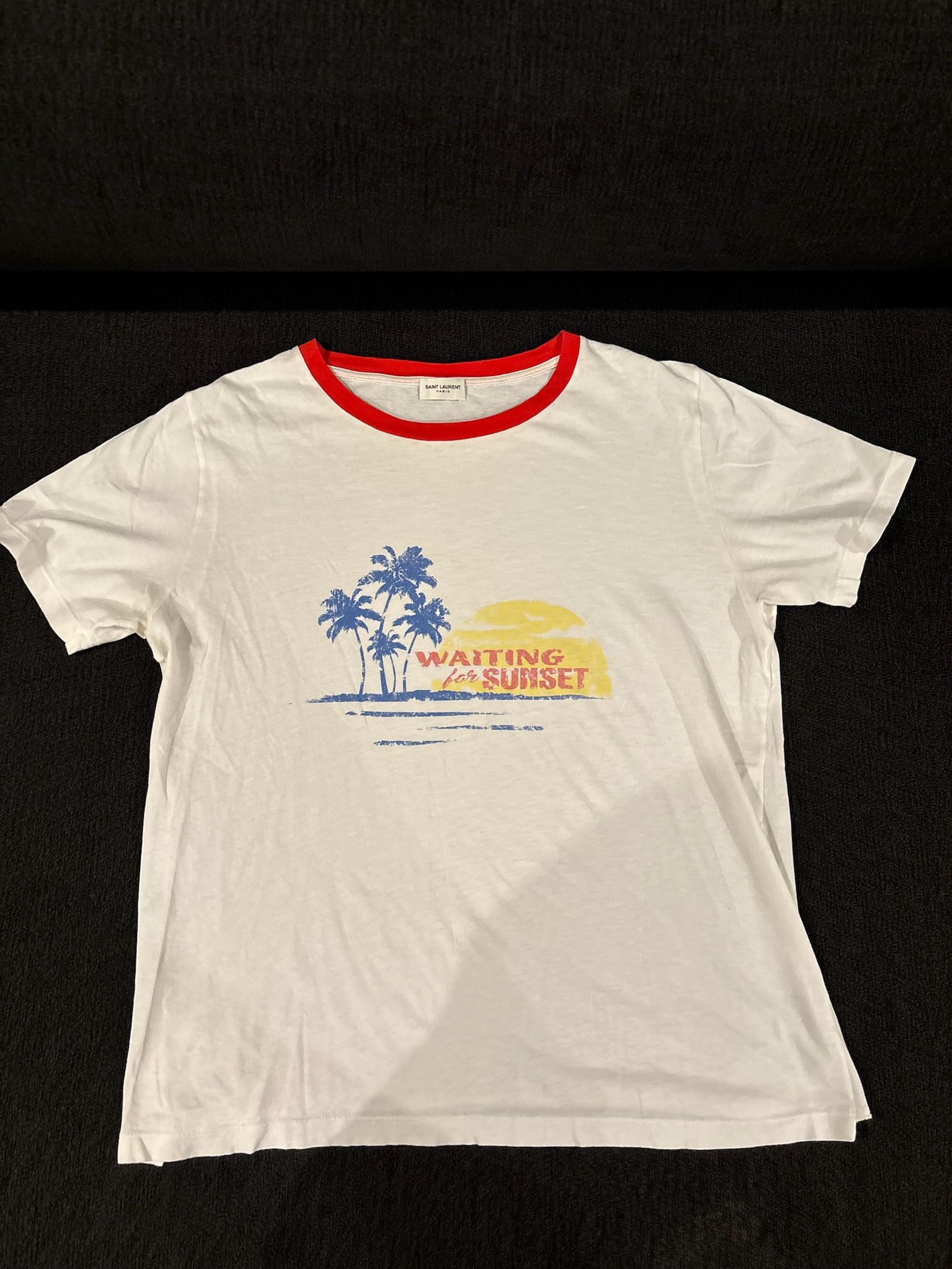Saint Laurent Paris Saint Laurent Saint Laurent Waiting for Sunset T-shirt Size US L / EU 52-54 / 3 - 1 Thumbnail