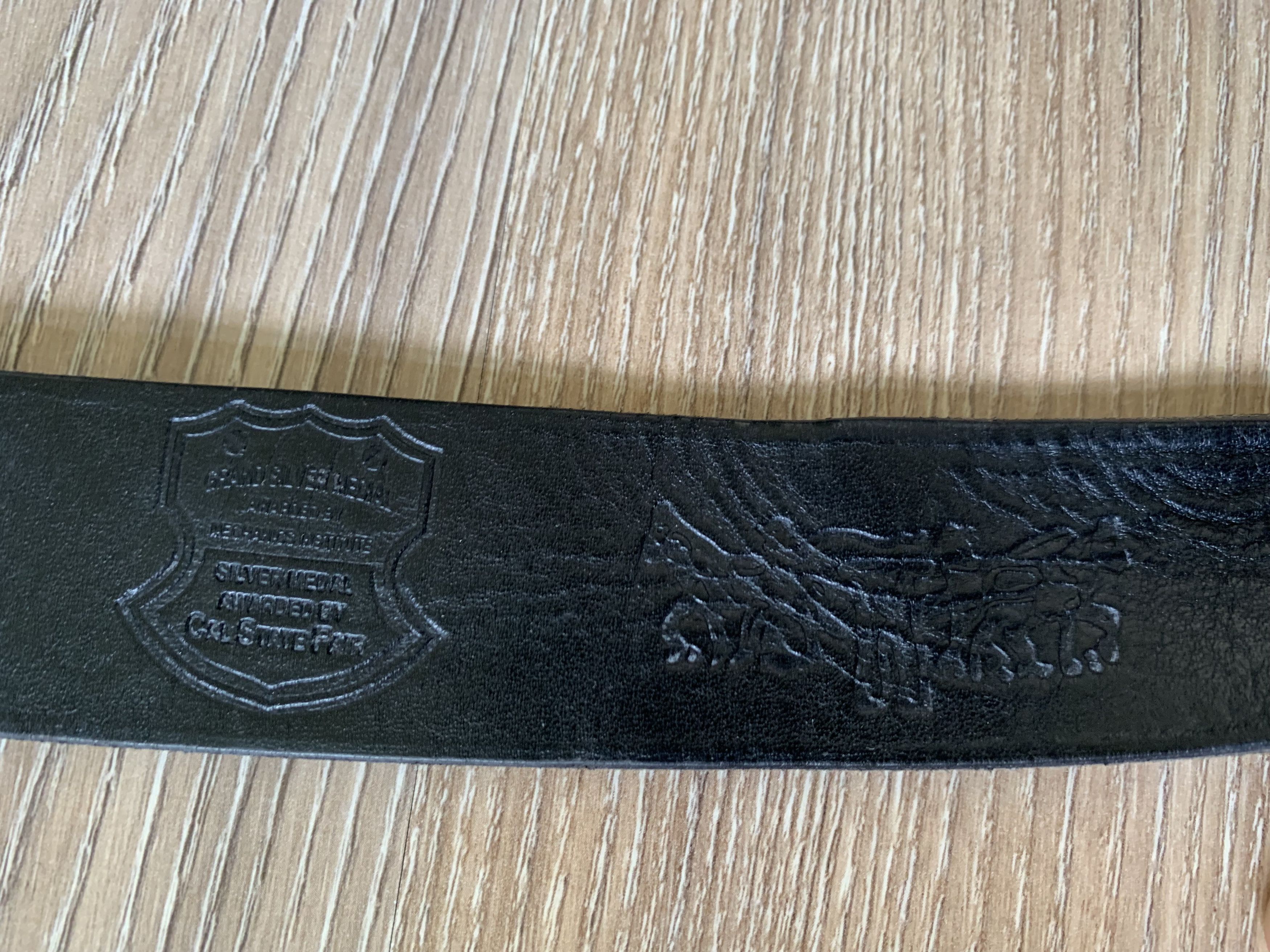 Calvin Klein Calvin Klein Vintage Black Leather Belt Size ONE SIZE - 5 Thumbnail