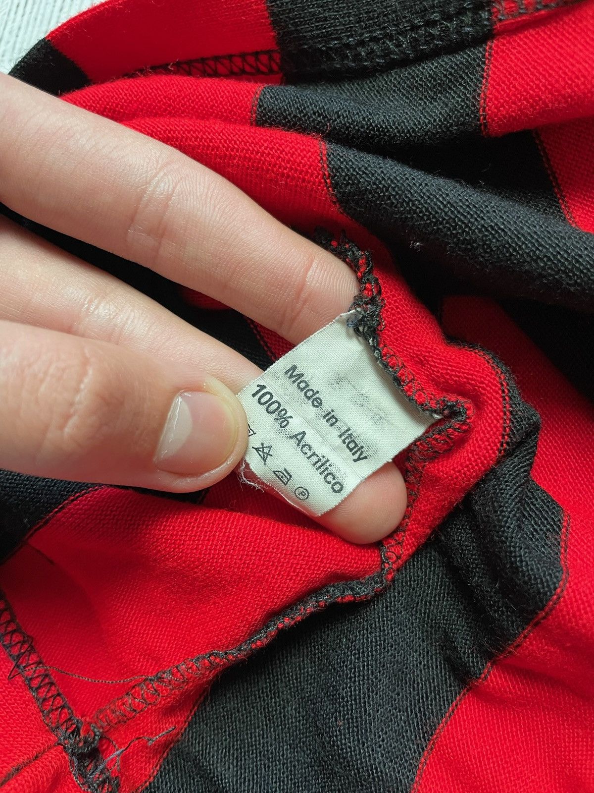 Vintage Vintage AC Milan retro jersey size Xs-S striped long sleeve Size US XS / EU 42 / 0 - 5 Thumbnail