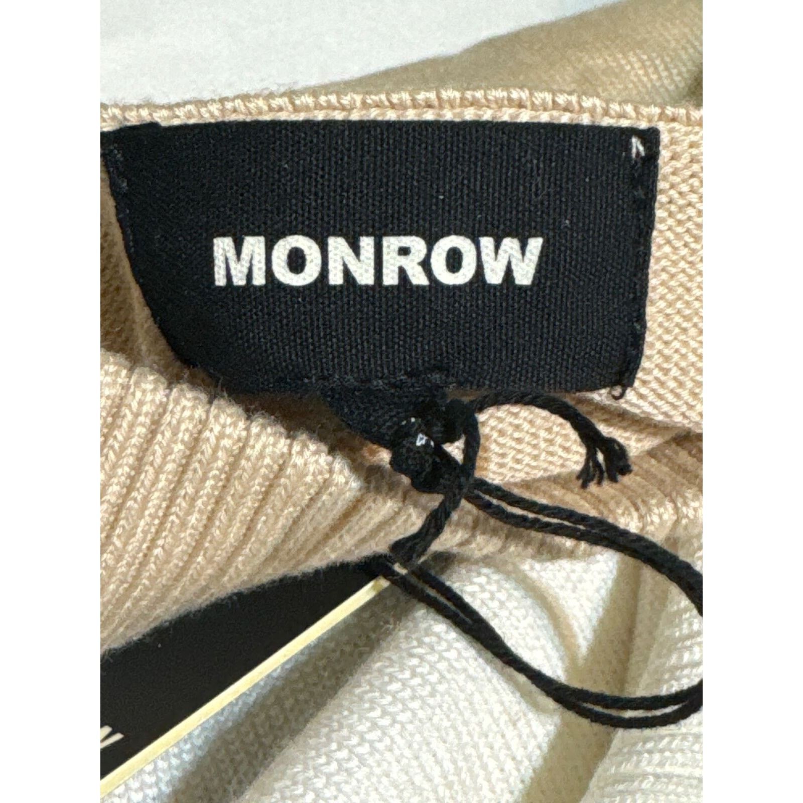 MONROW Monrow Pullover Crewneck Colorblock NWT Sweater XS Size XS / US 0-2 / IT 36-38 - 7 Thumbnail