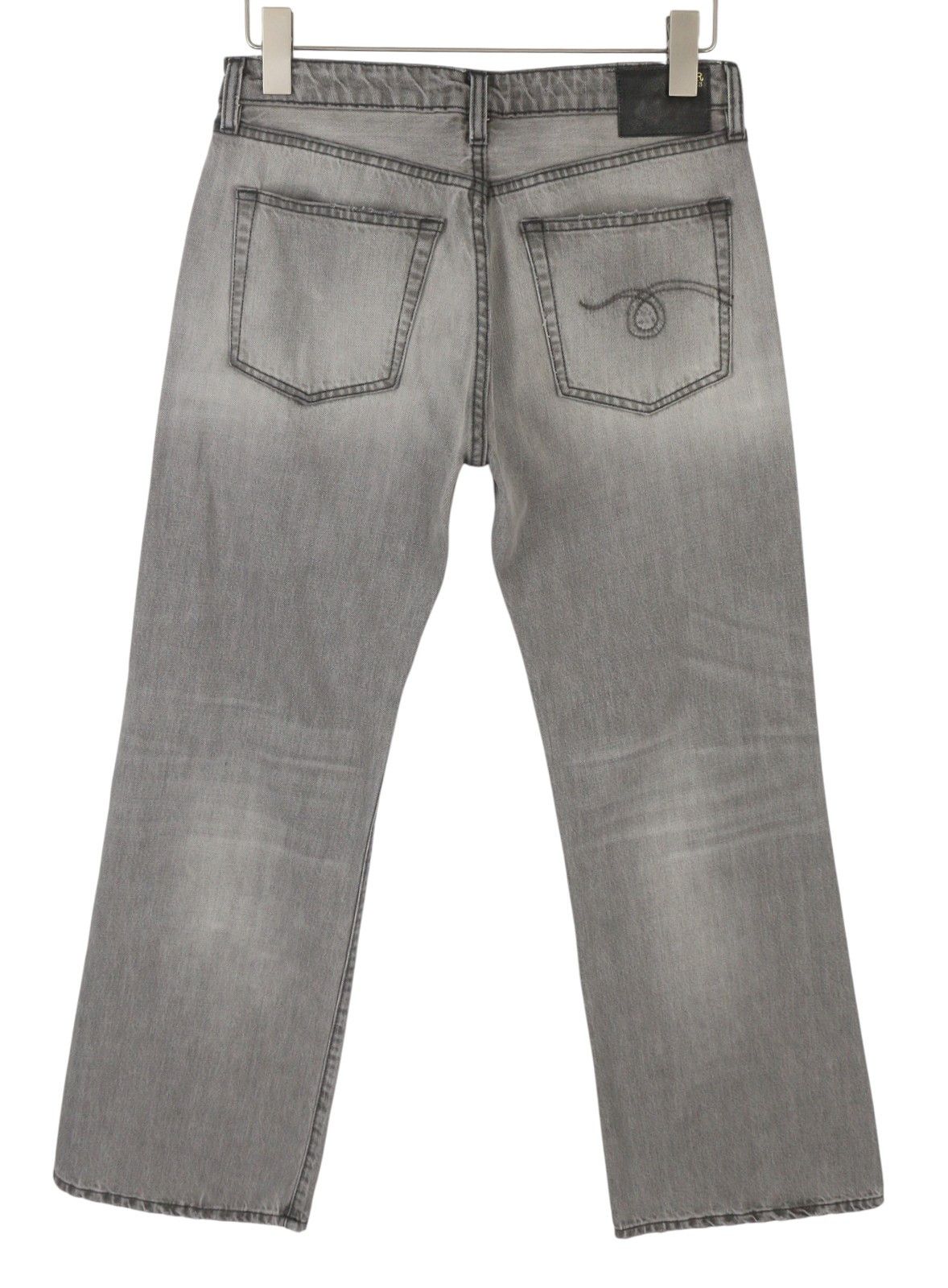 R13 JOAN CROPPED FLARE 27 Ashen Black Jeans 90039 Size 27" / US 4 / IT 40 - 2 Thumbnail