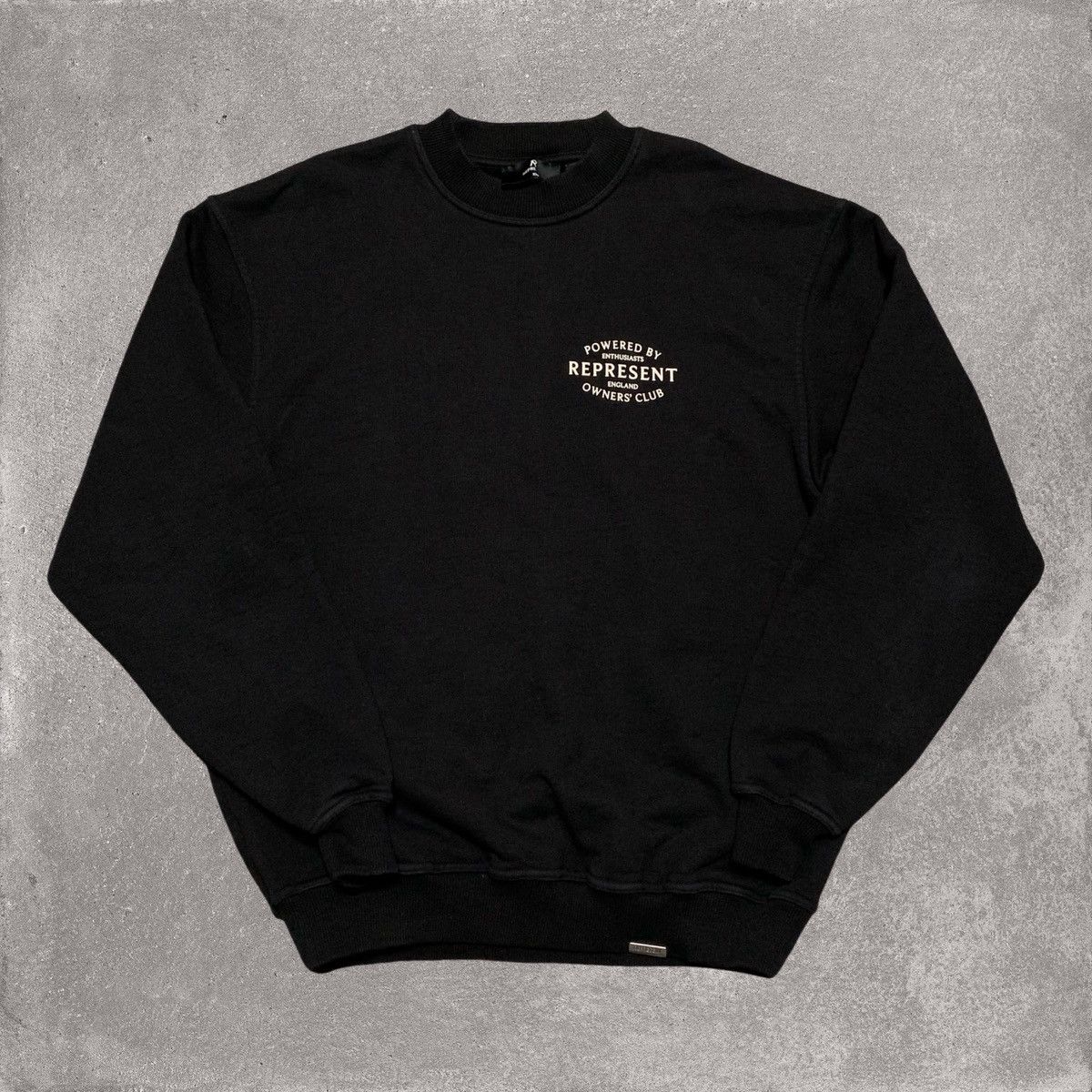 Represent Clo. Represent XXS Owners Club Stamp Jet Black Sweater Sweatshirt Size US XXS / EU 40 - 2 Thumbnail