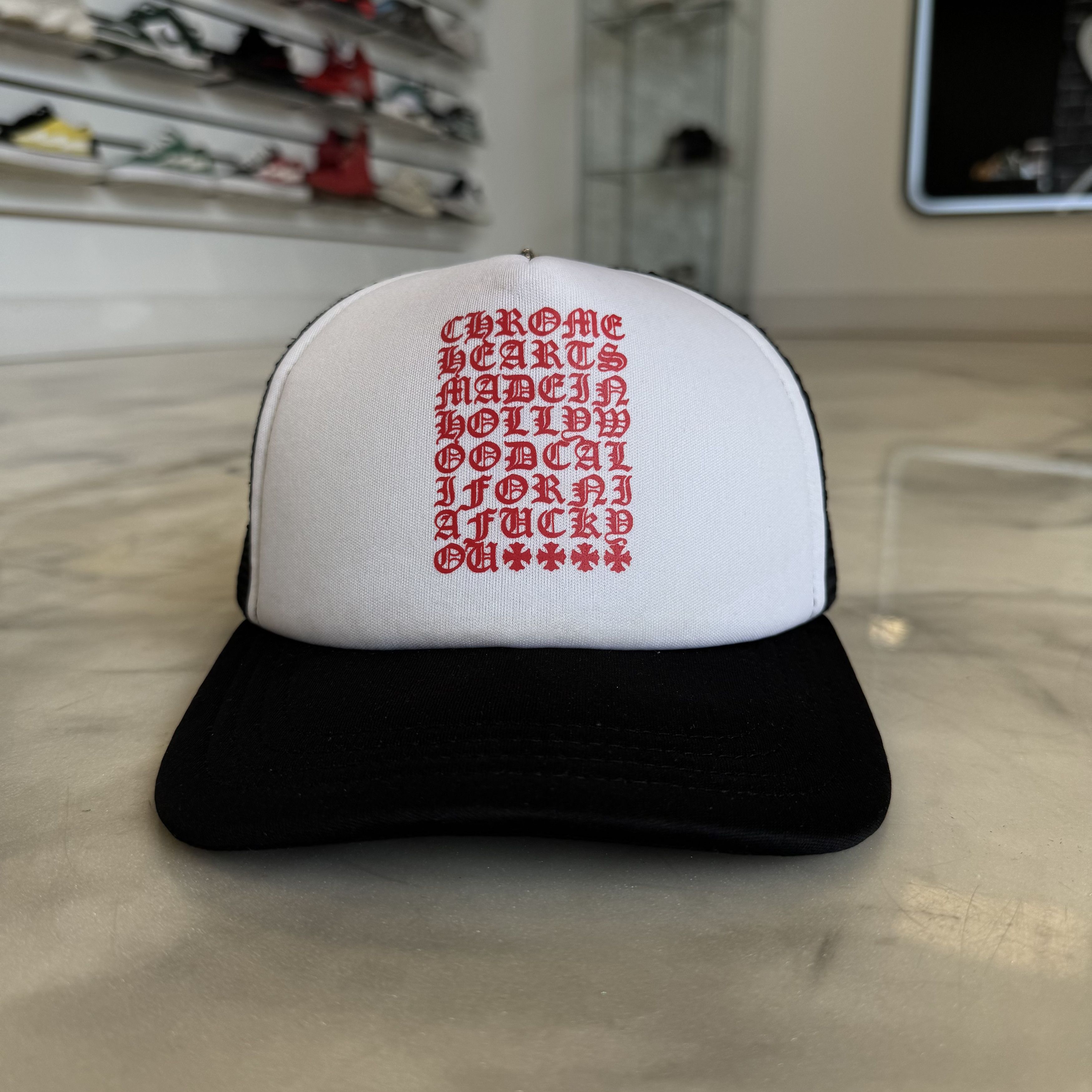 Chrome Hearts CHROME HEARTS EYECHART TRUCKER HAT Size ONE SIZE - 2 Thumbnail