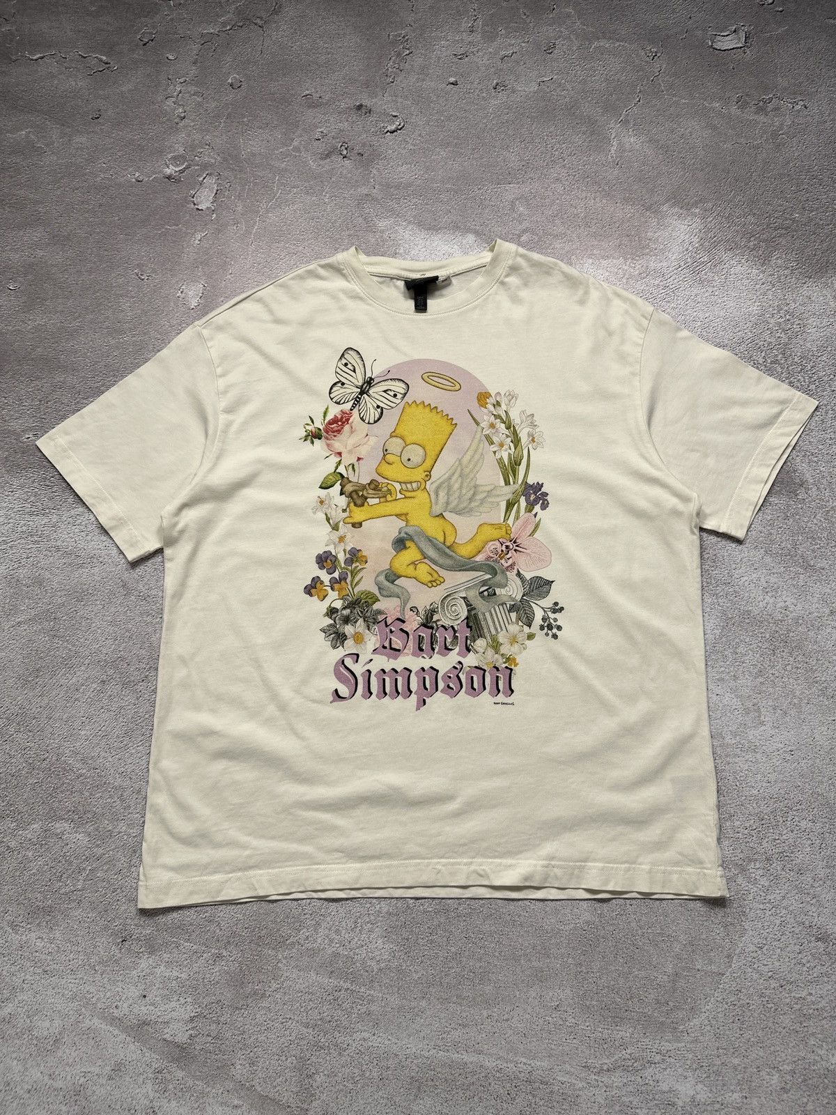 The Simpsons Rare Bart Simpson Cupid Crazy Print T Shirt Tee XL Size US XL / EU 56 / 4 - 1 Thumbnail