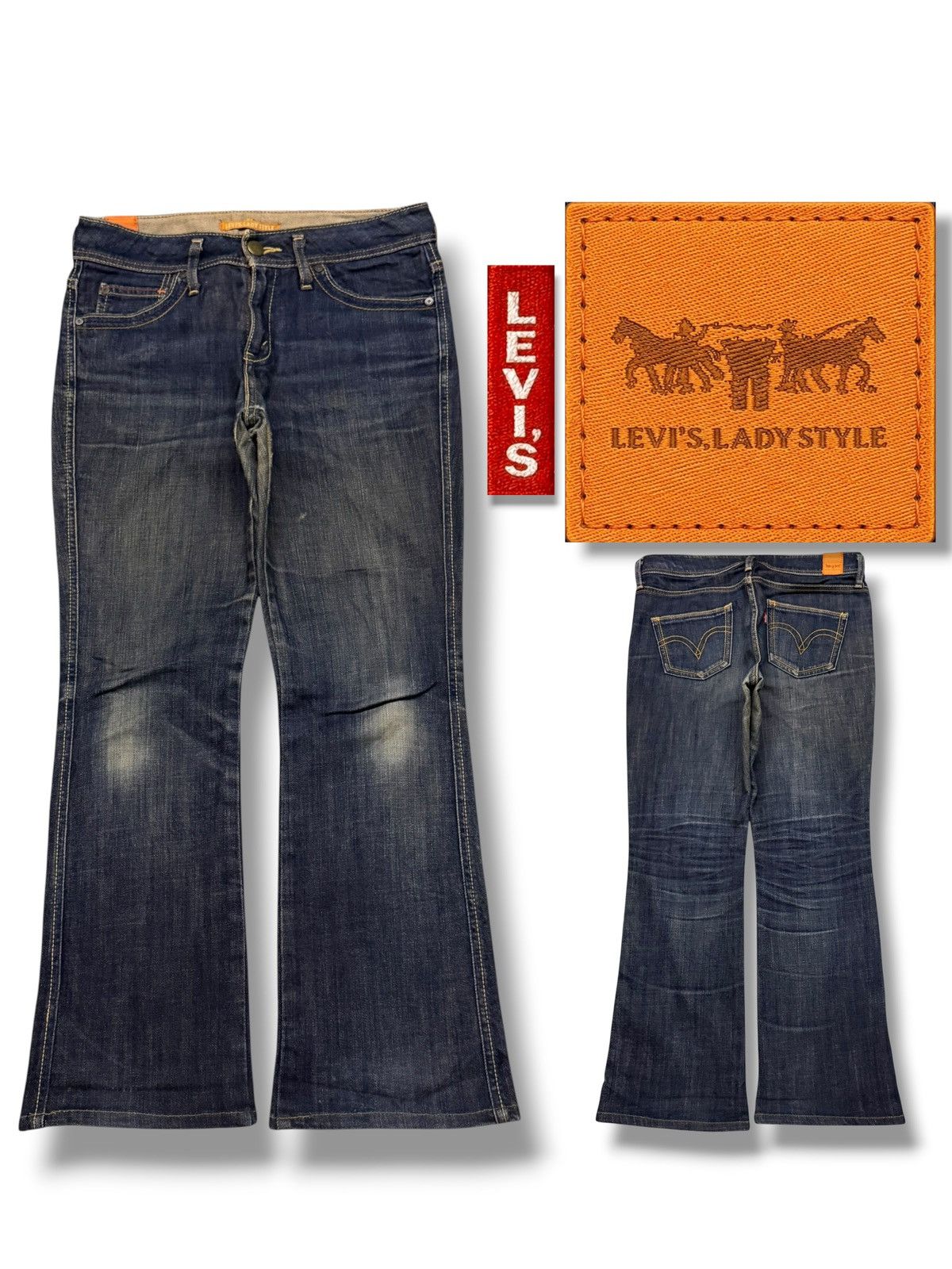 Levi's Vintage Levi’s Lady Style Bootcut Flare Denim Jeans | W31 Size 31" - 1 Thumbnail