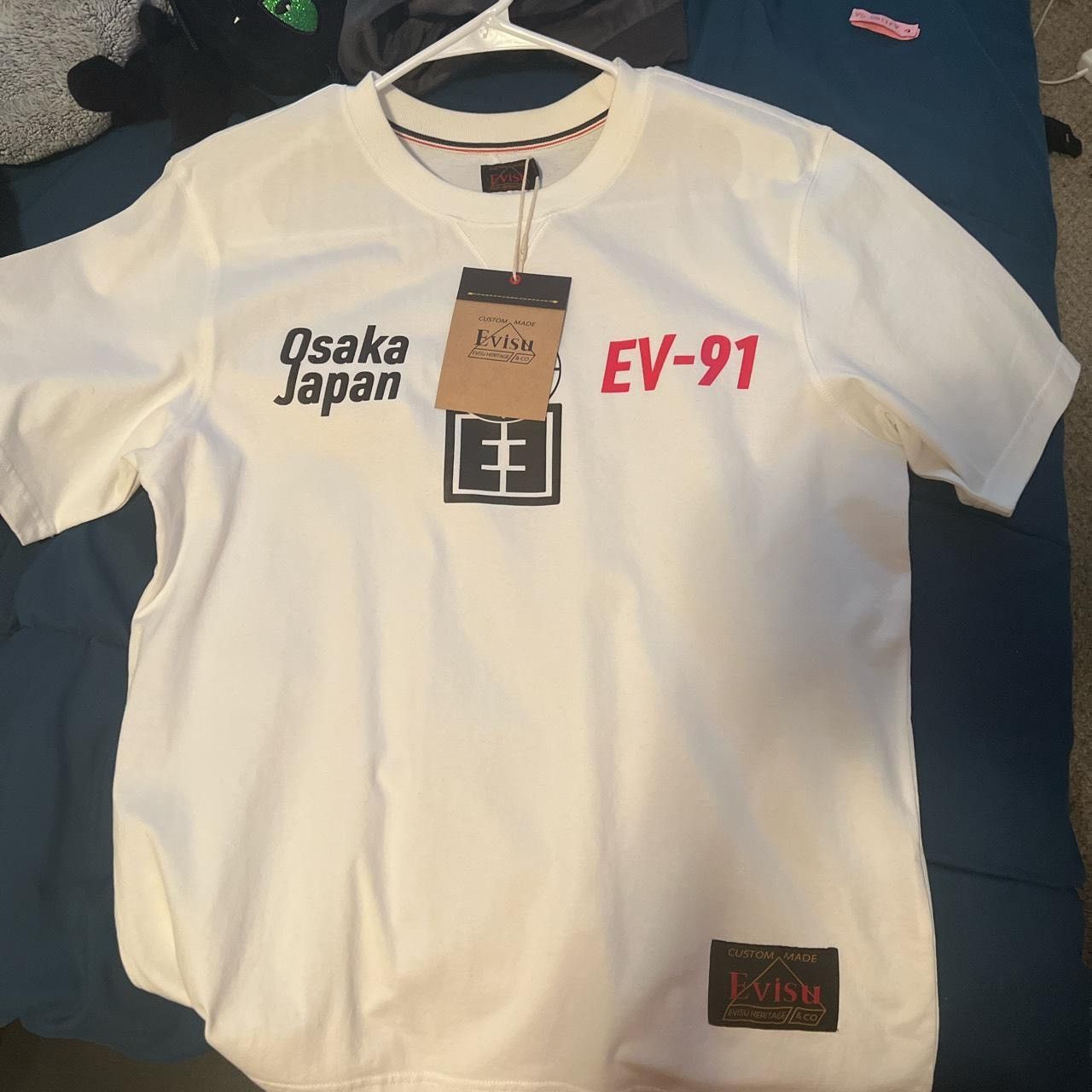 Evisu EVISU HT CHAIN SEAGULL PRINTED TEE Size US L / EU 52-54 / 3 - 3 Thumbnail