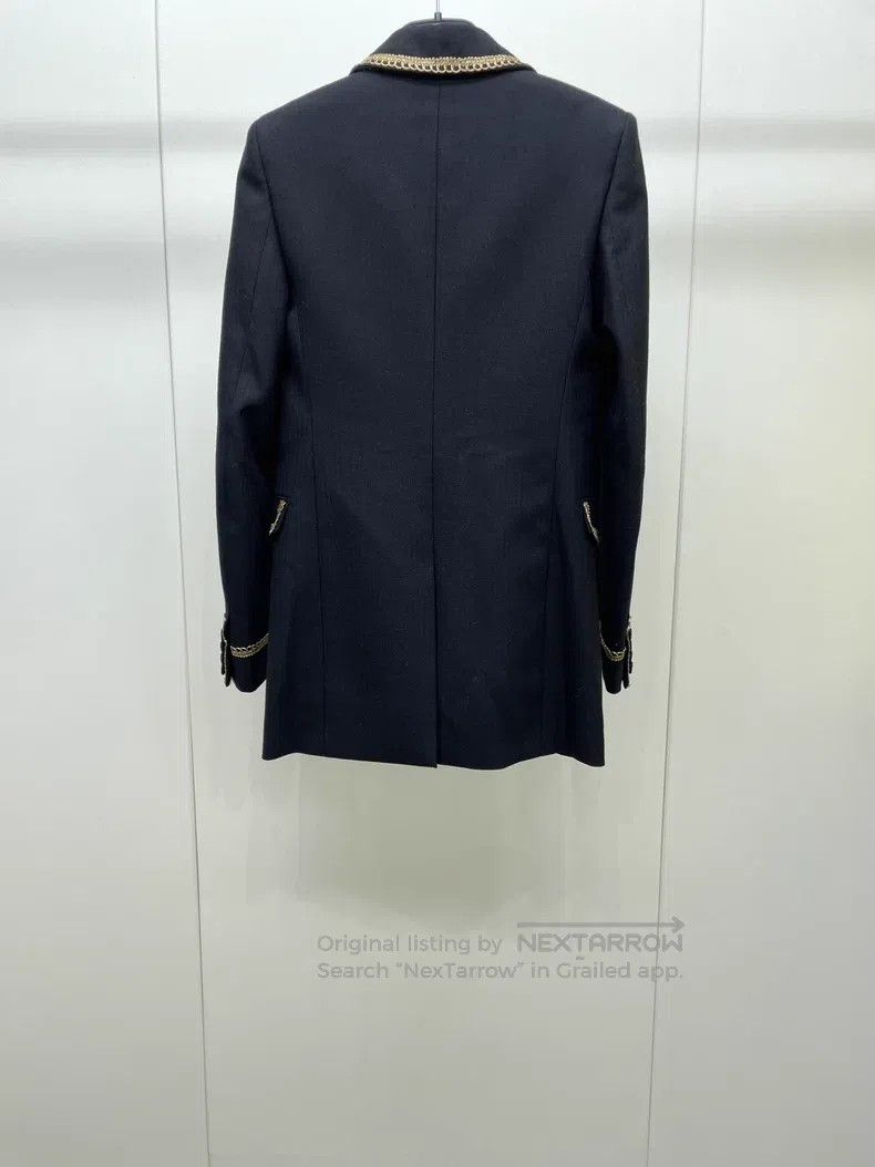 Saint Laurent Paris Saint Laurent Paris Embroidered gold trim court suit Size XXS / US 00 / IT 34 - 2 Thumbnail