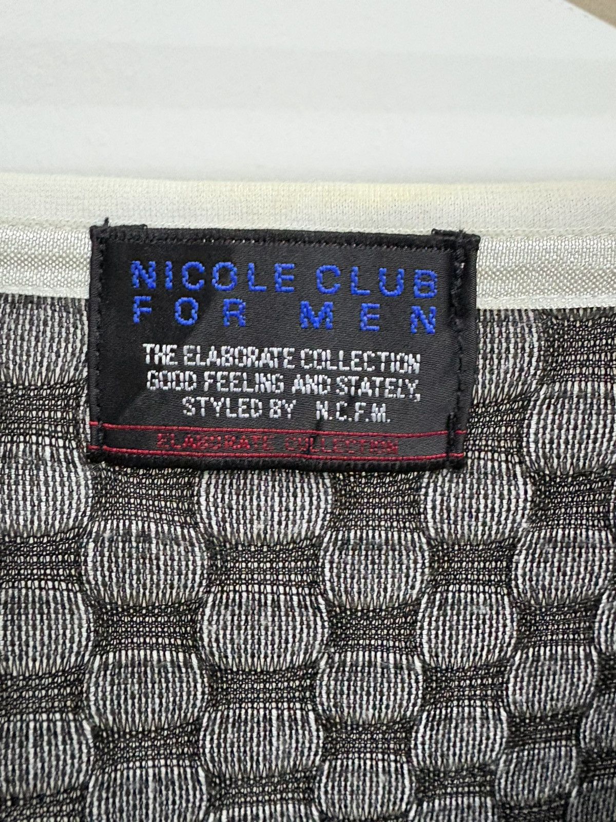 Yohji Yamamoto Vintage Nicole Club Pour Homme Waffle Henley Neck Shirt Size US L / EU 52-54 / 3 - 6 Thumbnail