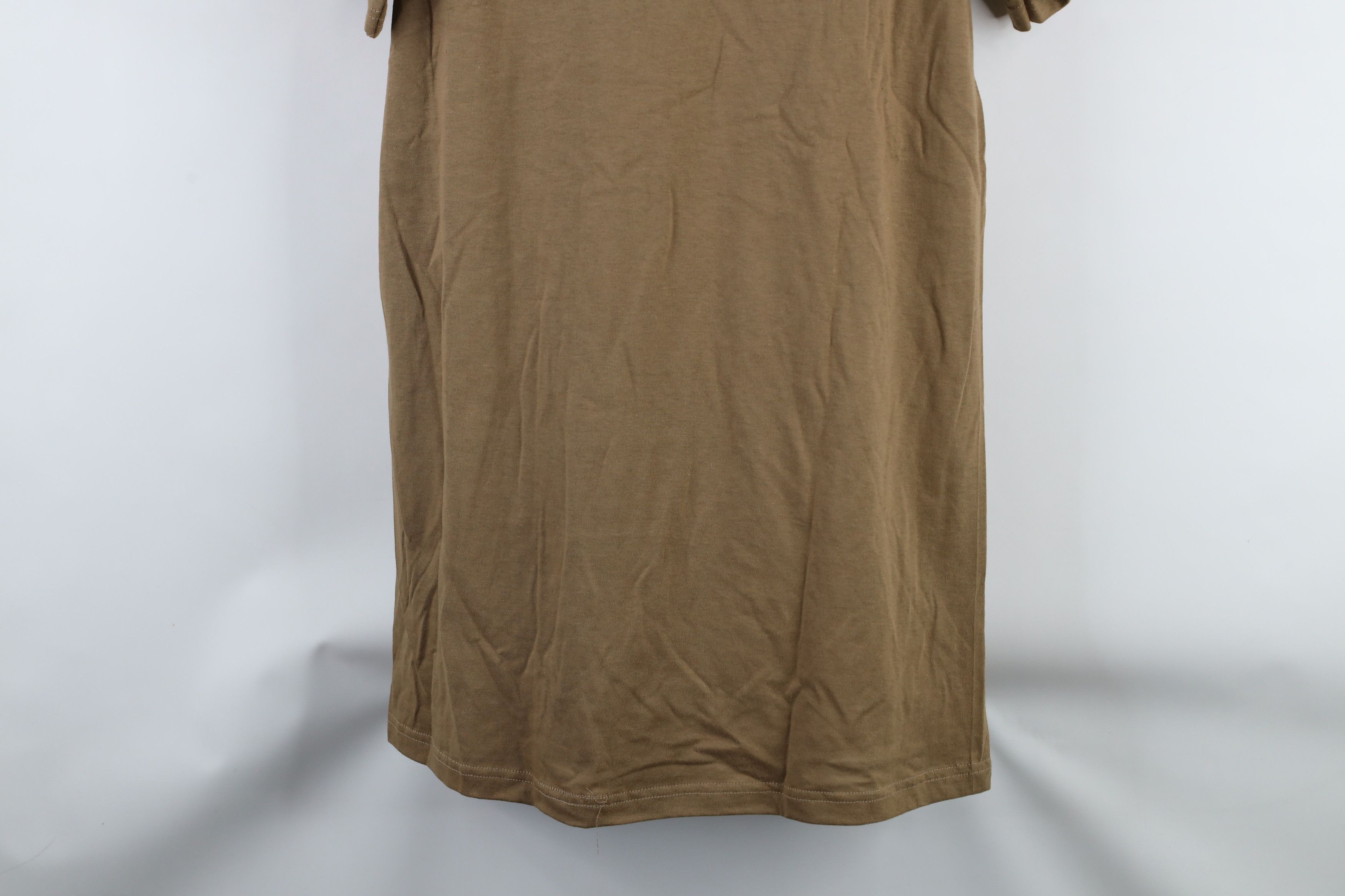Vintage Vintage 90s Streetwear Short Sleeve T-Shirt Brown Cotton USA Size US L / EU 52-54 / 3 - 10 Thumbnail