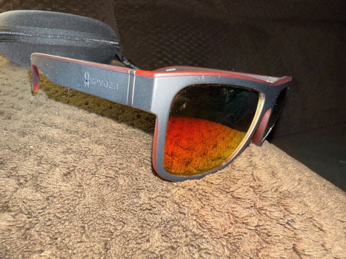 Spyder Spyder “Black Diamond” Polarized red mirror tint NEW! sp6014 Size 46 - 9 Thumbnail