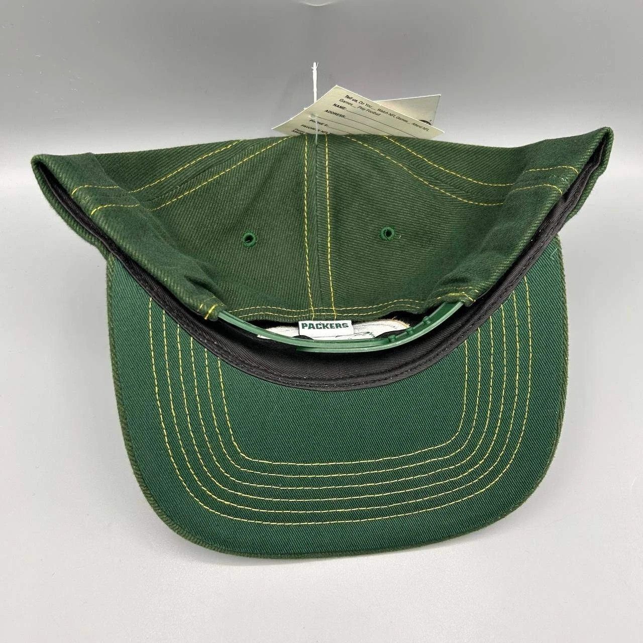 Twins Enterprise Inc. Vintage Green Bay Packers Hat Men Green Snap Back Size ONE SIZE - 8 Thumbnail