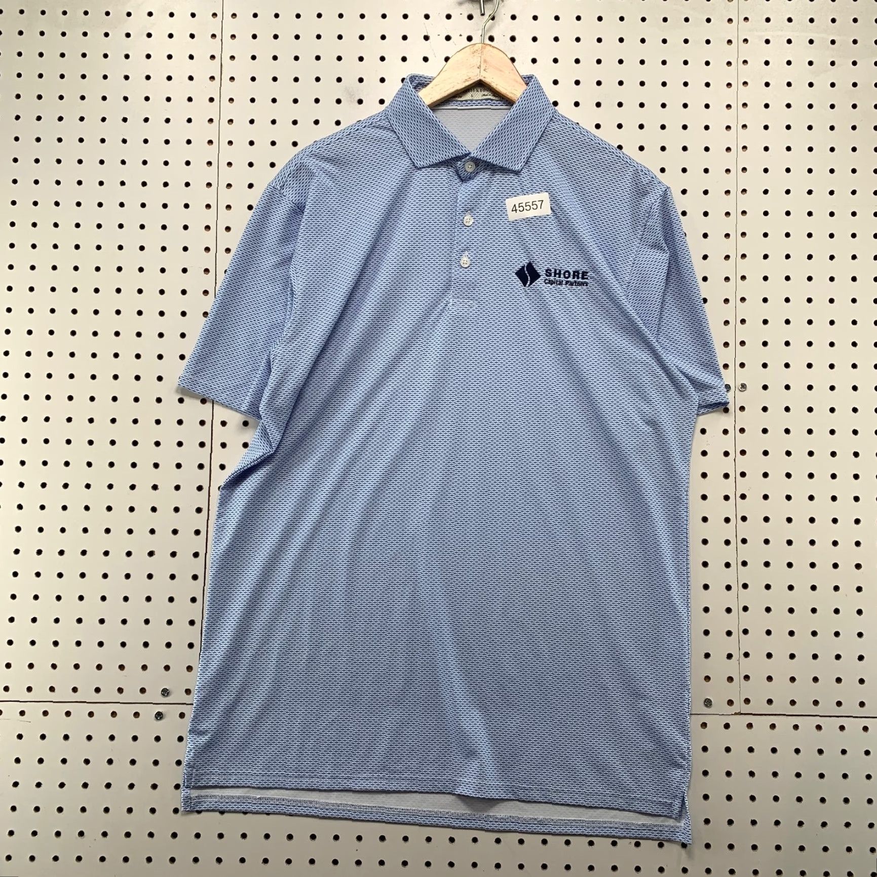 Vintage Holderness & Bourne Polo Shirt Mens Large Blue Golf Shore Capital Partners Polo Shirt L Blue Golf Mens Size US L / EU 52-54 / 3 - 2 Thumbnail